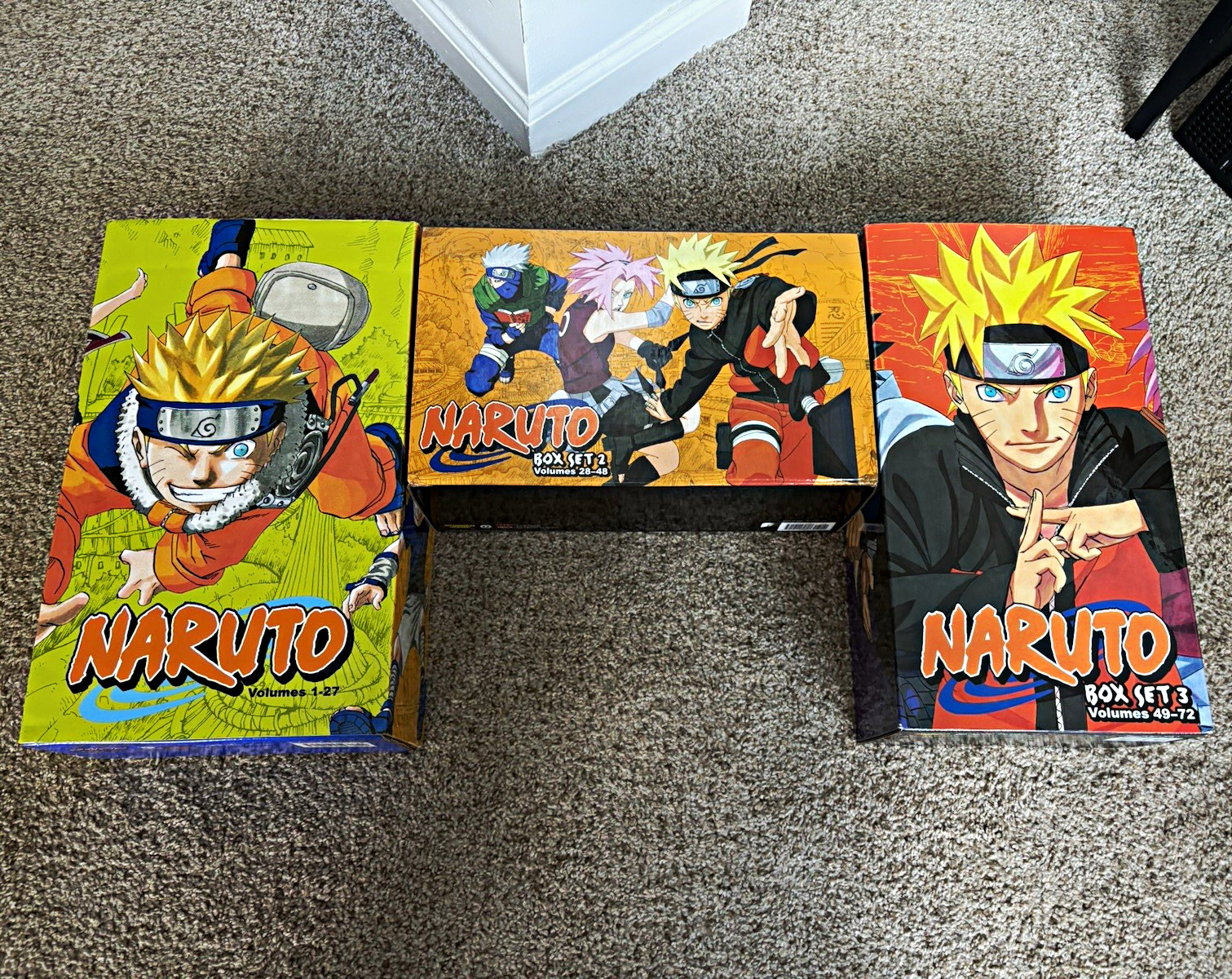 Naruto Manga Box Set Vol 1-72 English VIZ Media Comic Book Lot