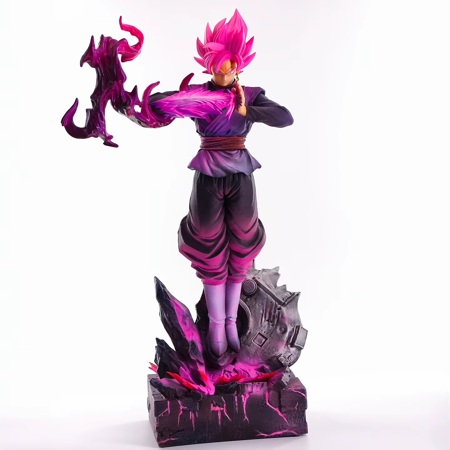 Dragon Ball Super Goku Black Super Saiyan Rosé Figure 38CM PVC Statue Collection