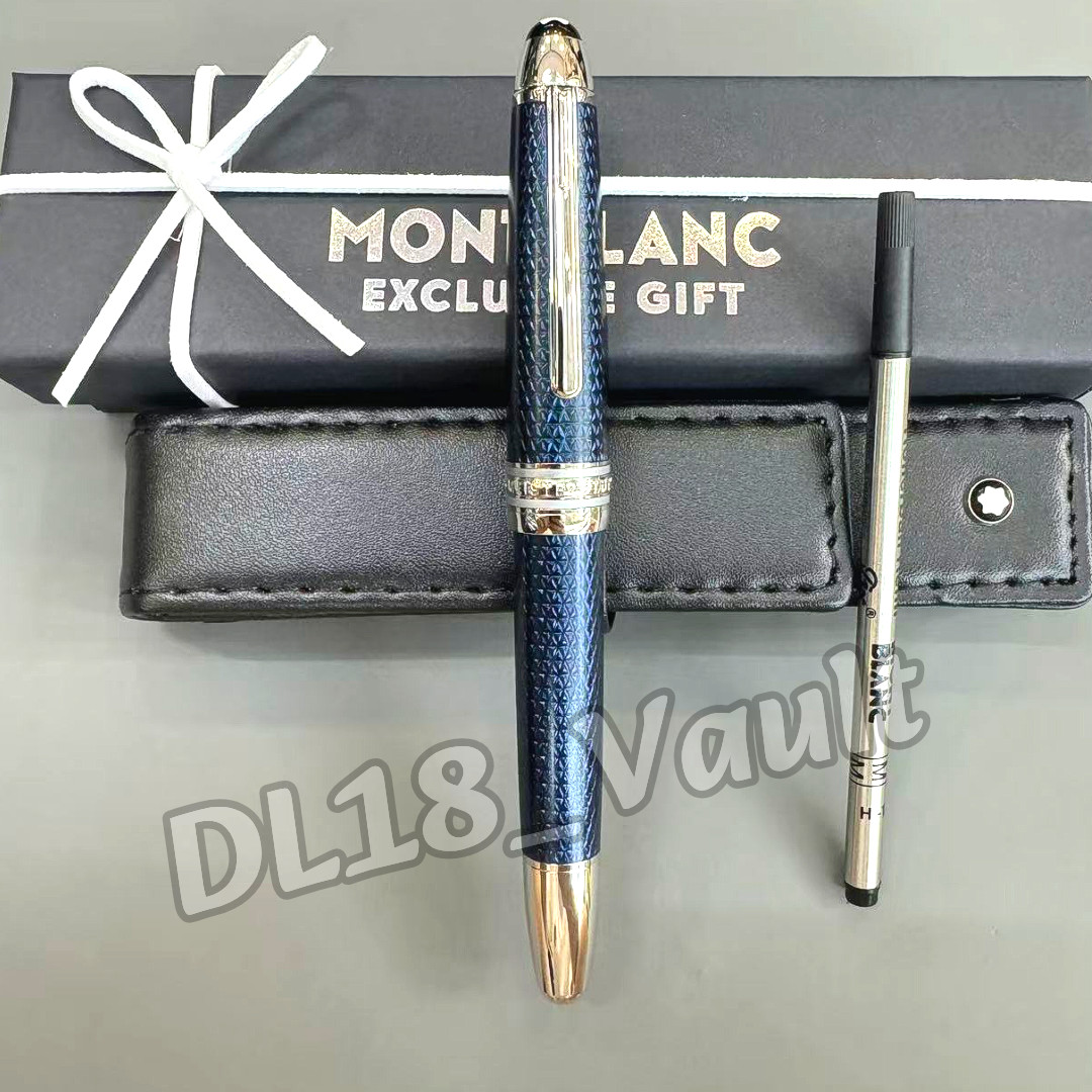 MONTBLANC Meisterstück Solitaire Blue Hour LeGrand Rollerball Pen w/ Box & Pouch MONTBLANC Meisterstück Solitaire Blue Hour LeGrand Rollerball Pen w/ Box & Pouch