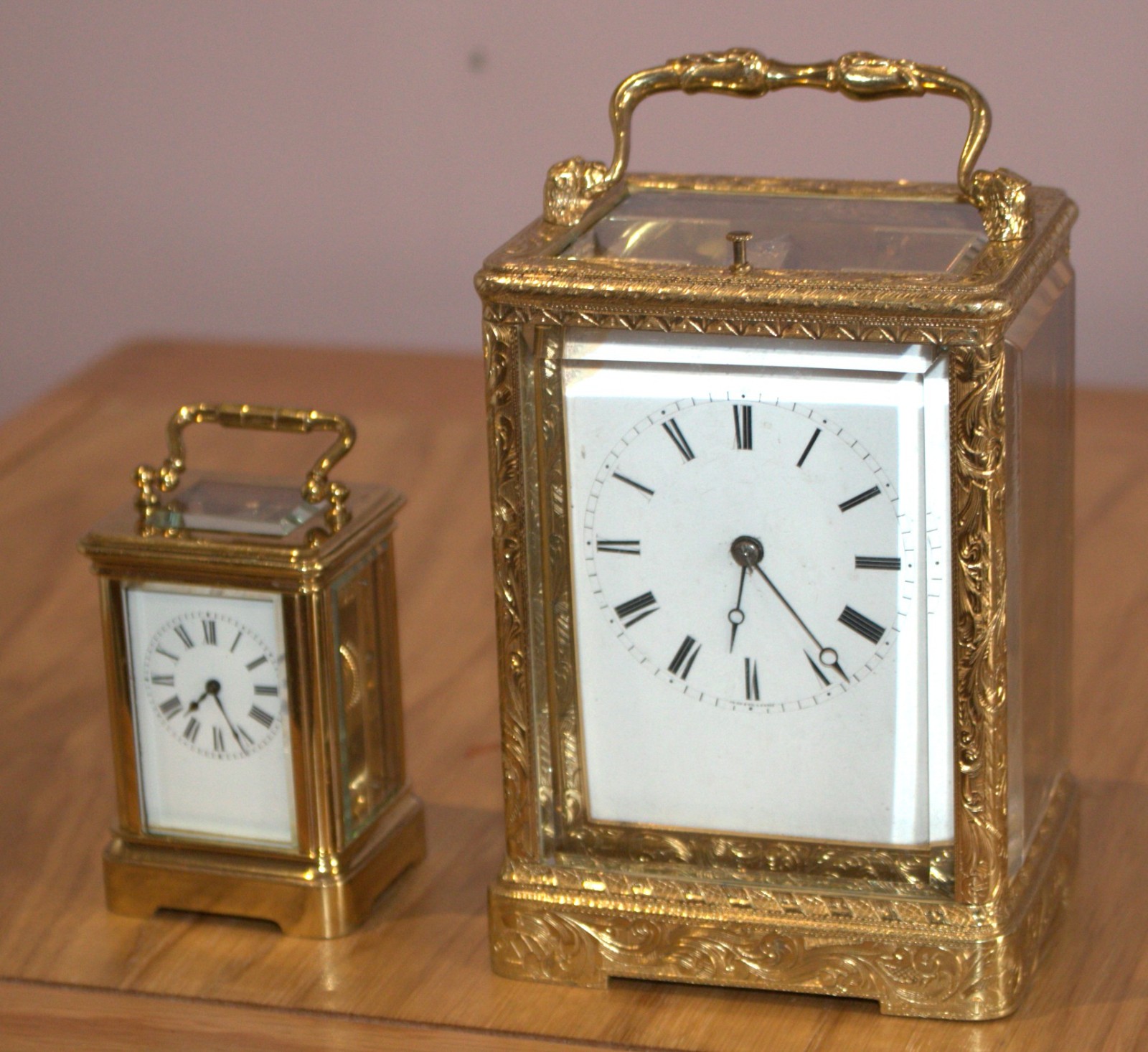 Antique french dwarf miniature carriage clock drocourt paris
