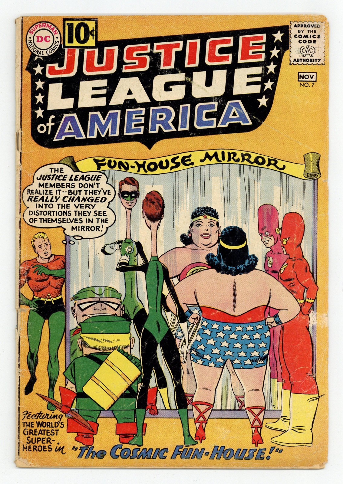 Justice League of America #7 GD 2.0 1961