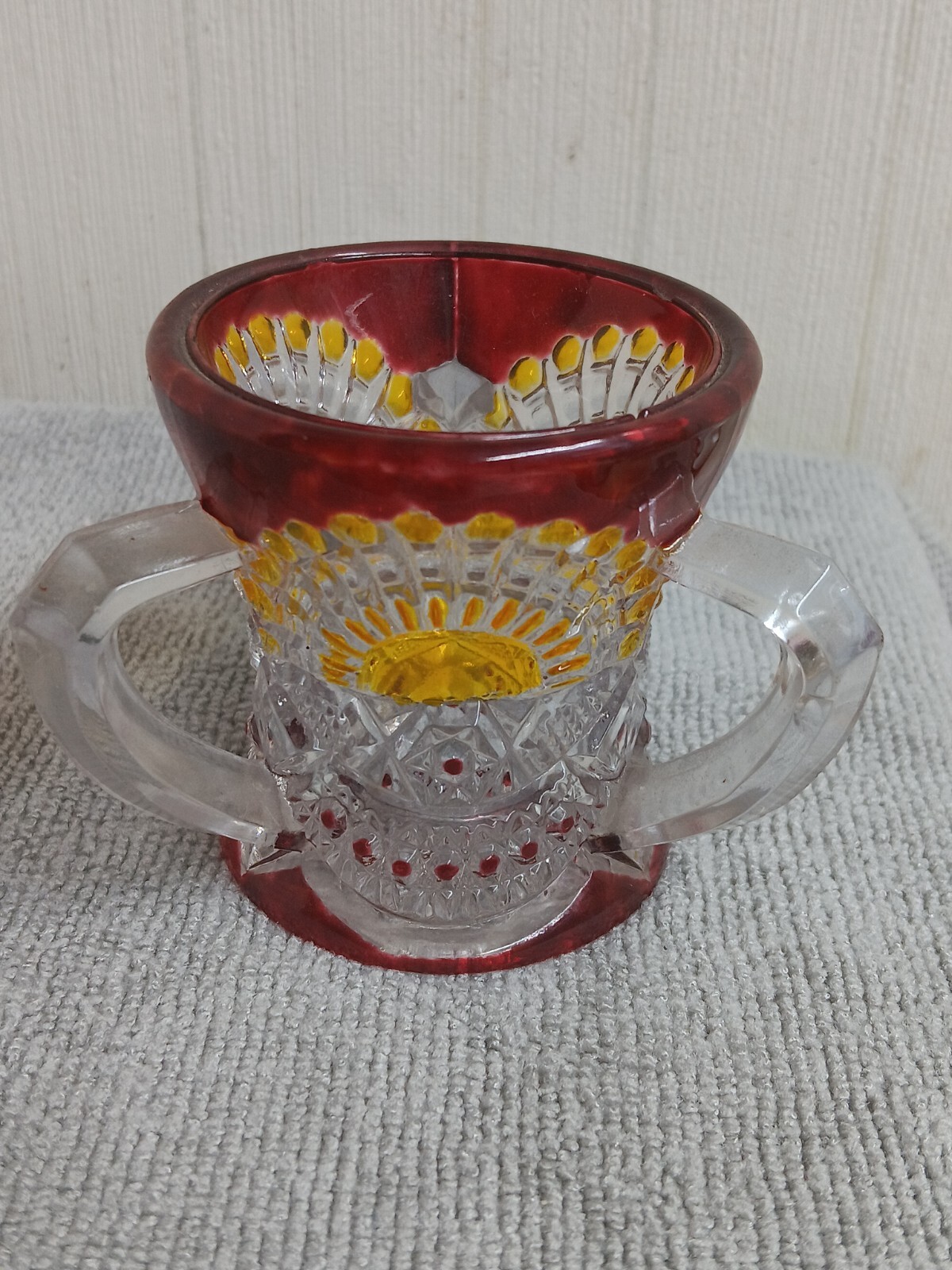 U.S. GLASS. RISING SUN.  Toothpick