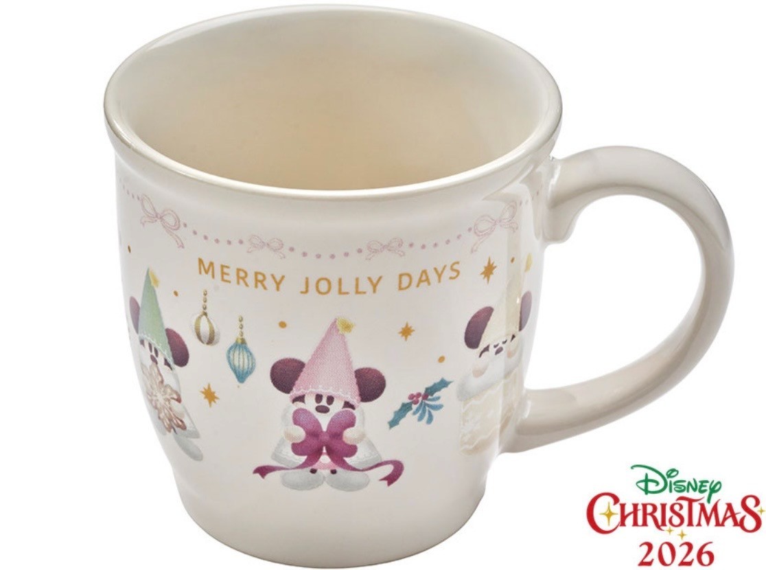 Japan Tokyo Disney Store Li'l RingRing Christmas Souvenir Cup Mug 2026