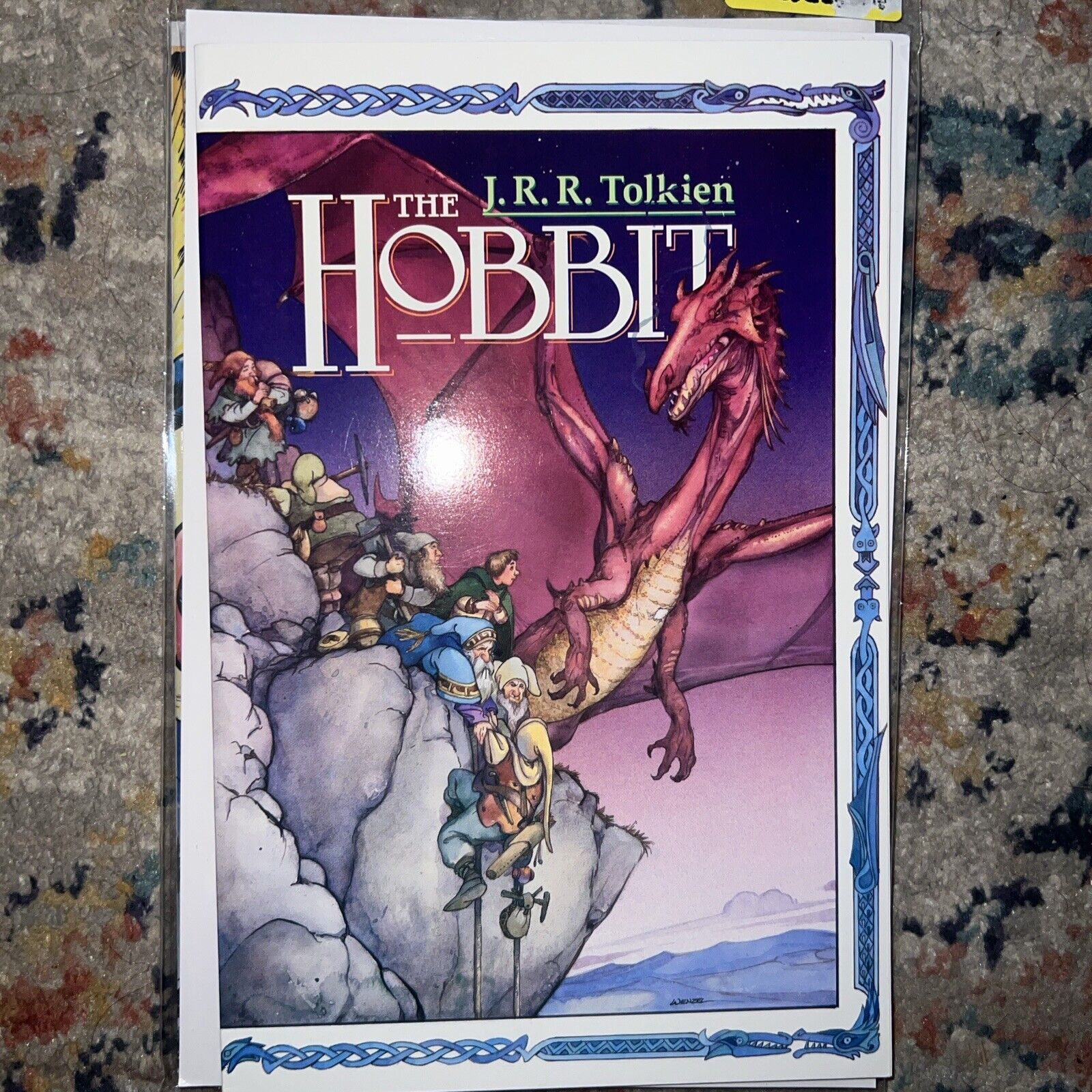 Eclipse The Hobbit #3 (1991) JRR Tolkien; Smaug Cover