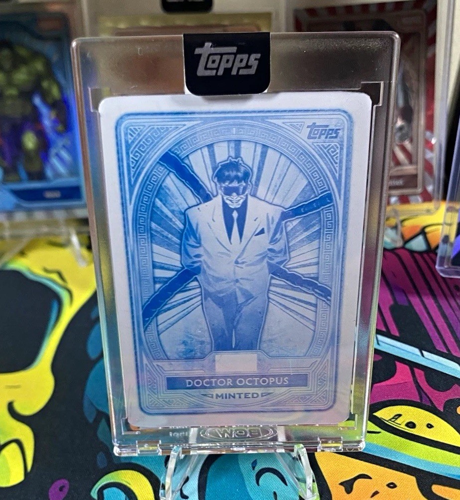 Doctor Octopus - 2025 Topps Marvel Mint Cyan Printing Plate 1/1 #75