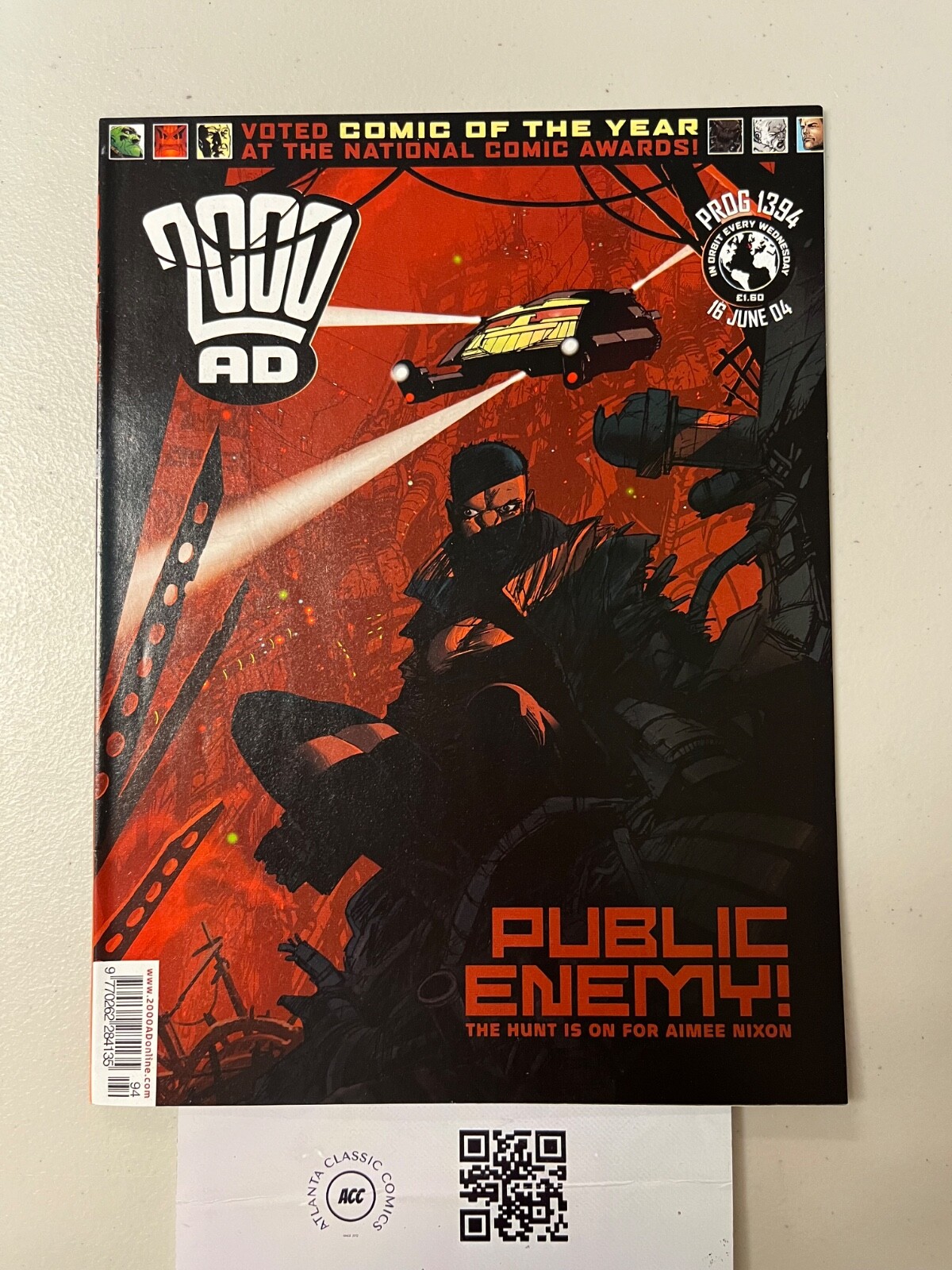 2000 AD Prog #1394 UK Comic book Magazine Size Judge Dredd  10 CT12