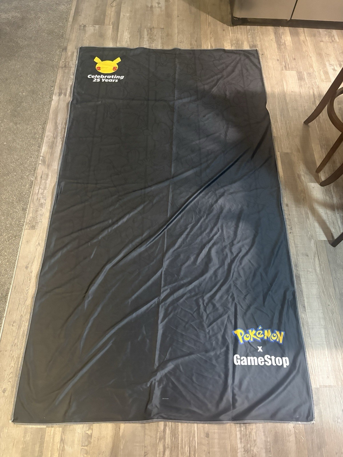 Pokemon 25th Anniversary Large Fabric Banner 7ft By 4ft Very Rare