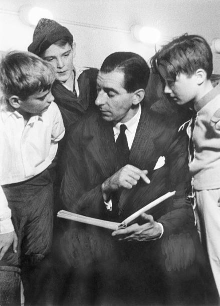 Vienna Boys Choir Doing Rehearsal 1943 Old Film Music Photo