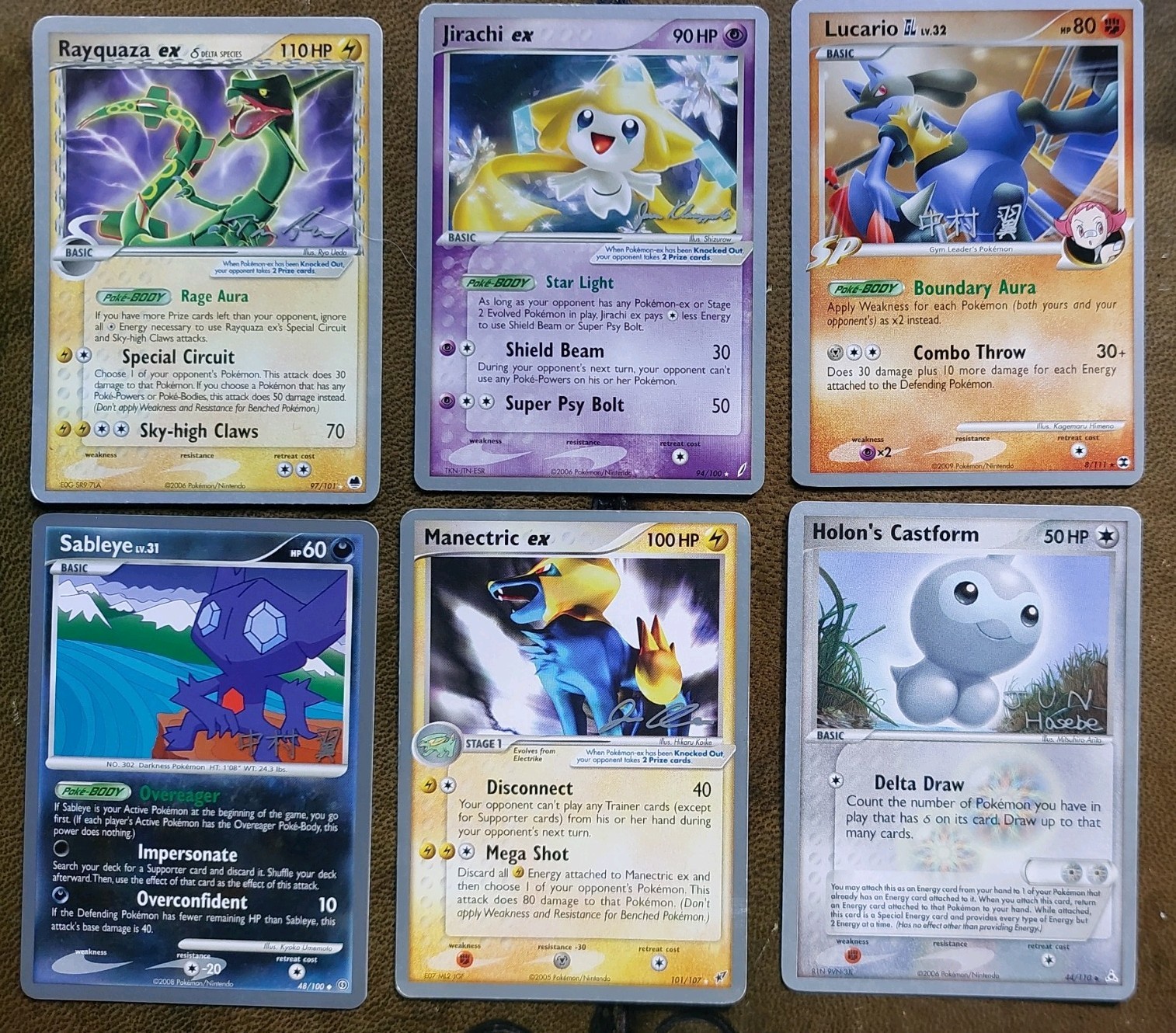 Vintage Pokemon World Championship TCG Lot - EX Delta Species Rayquaza 2007