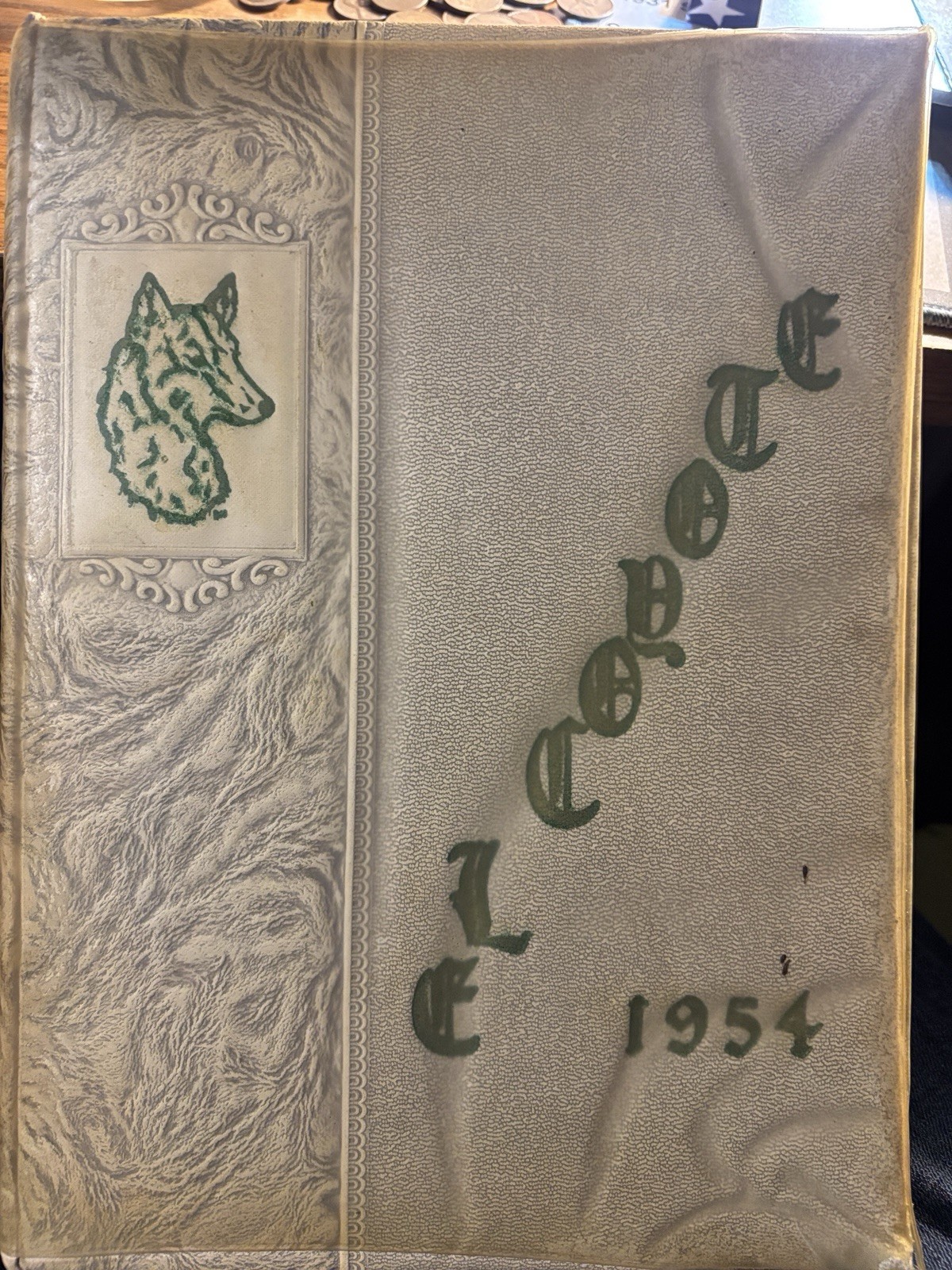 1954 Roswell high school yearbook, Roswell, New Mexico “EL COYOTE”