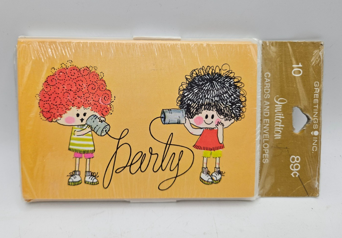 Vintage Retro Greetings Inc.  Party Invitations with Envelopes Package of 10