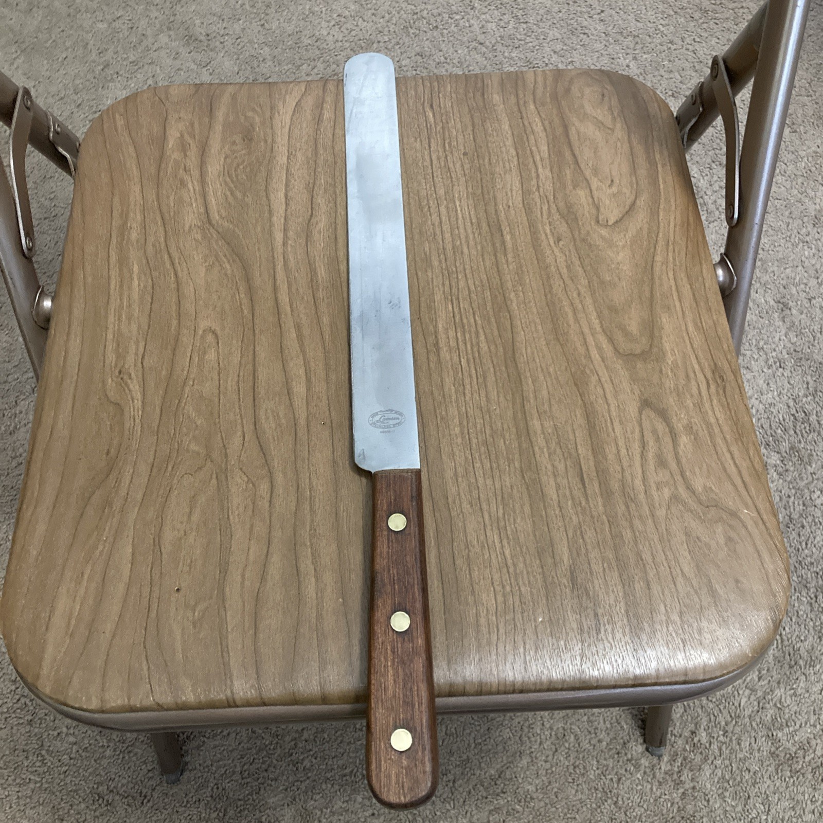Vintage Lamson Slicing or Carving Knife 6830-12    Good Logo