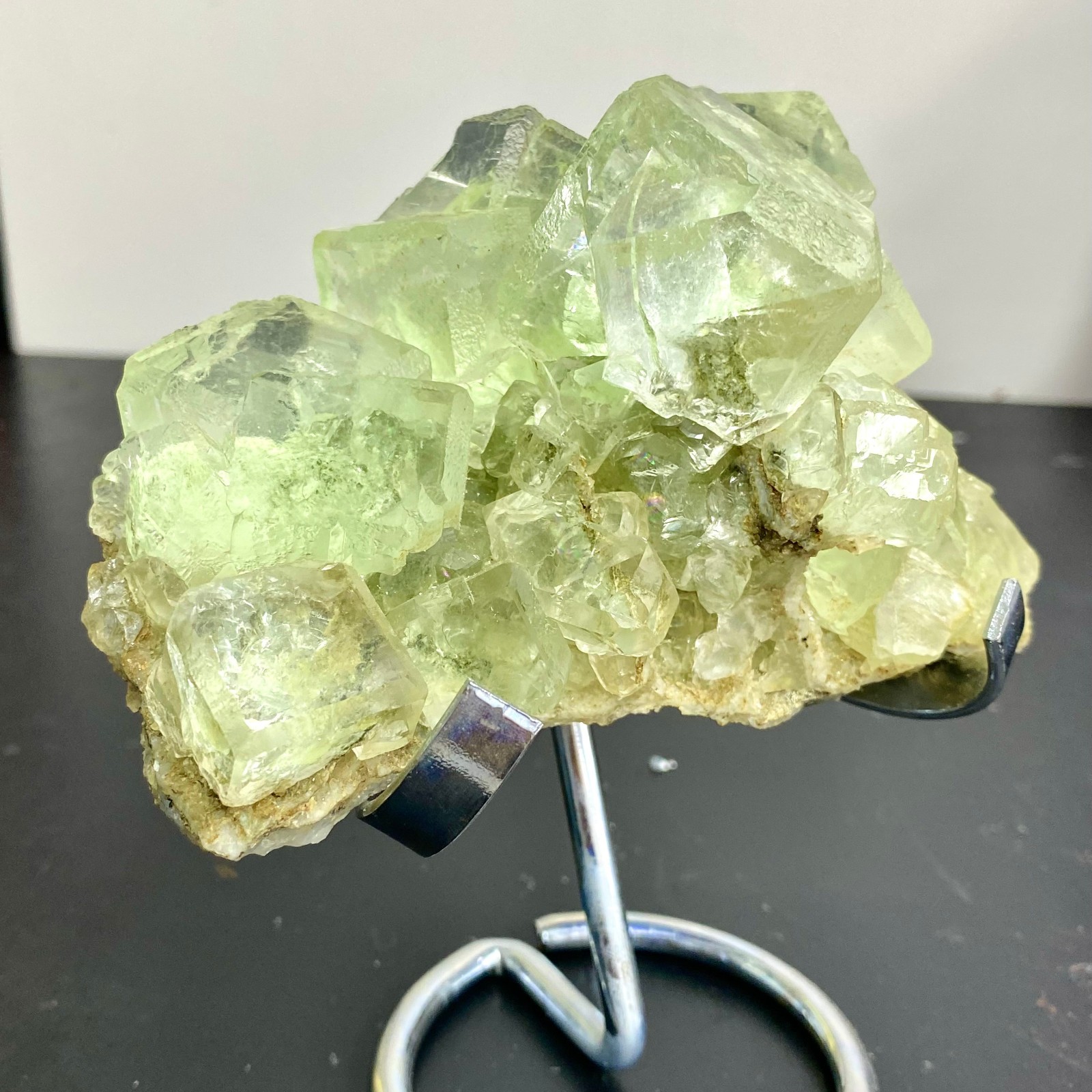 343G  Natural Green Fluorite Crystal Mineral Specimen Rough Stone Healing