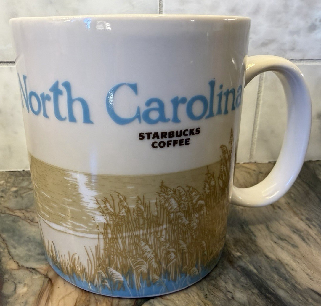 Starbucks North Carolina Coffee Tea Mug 16 ounces 2012 Global Icon Series Cup