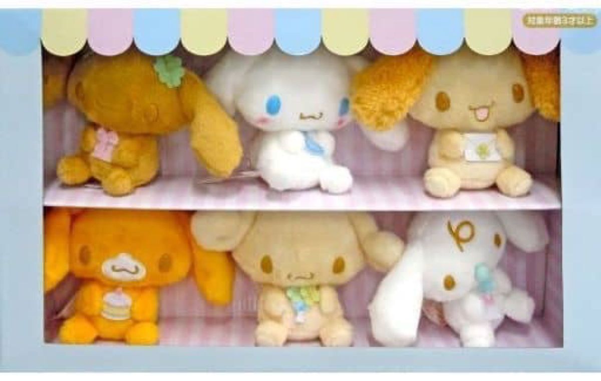 CINNAMOROLL Birthday Anniversary Plush Mascot Box Set Mocha Friends Sanrio Japan