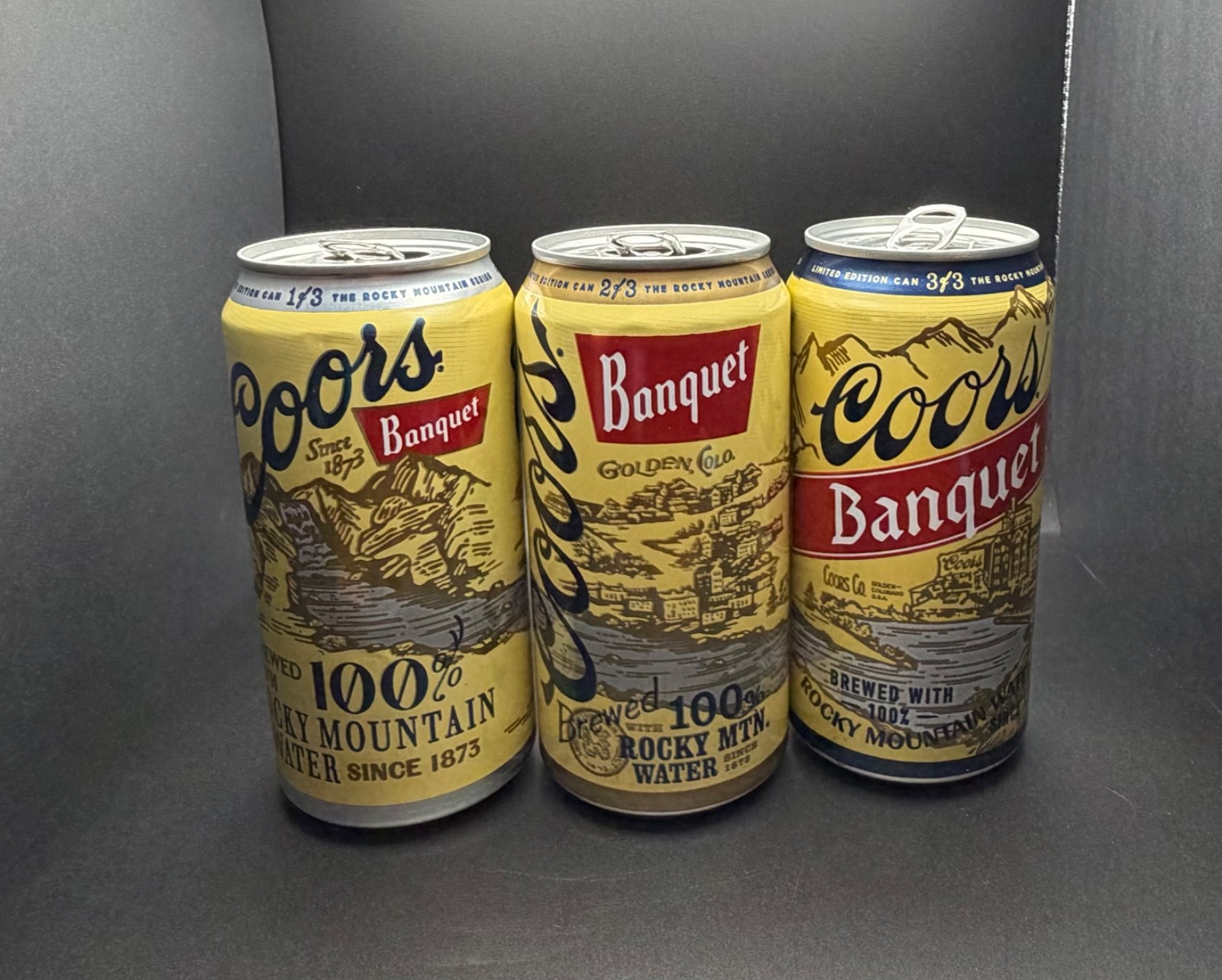 2026 Coors Banquet Legacy Heritage Edition Full Set of 3 - Opened