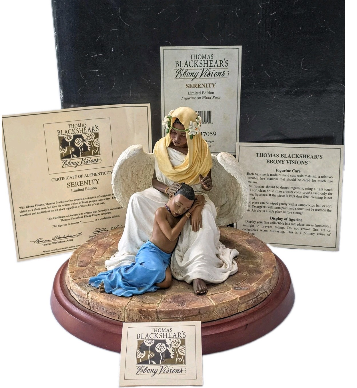 Thomas Blackshear Ebony Visions Figurine Serenity 37059 Limited Edition 