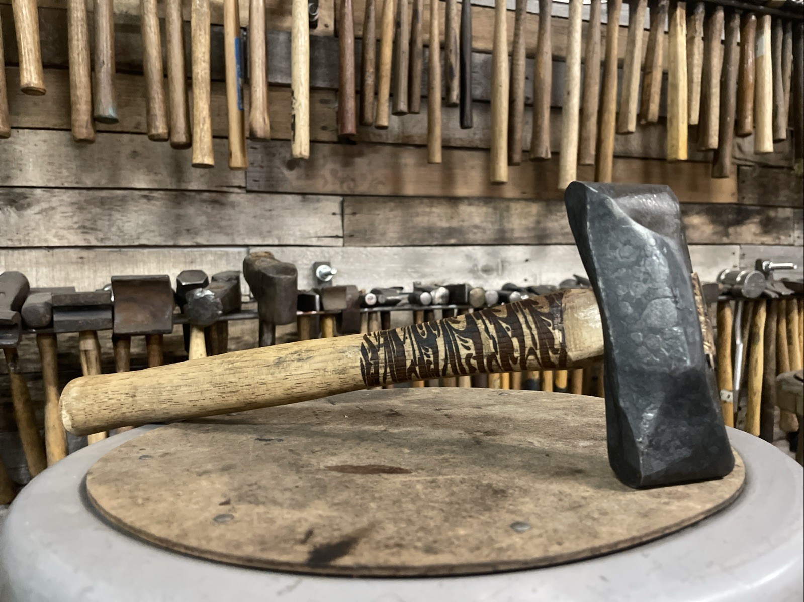 Rare 2 1/2 LB Hand Forged Double Diagonal Peen Blacksmithing Hammer/ 4140 Steel Rare 2 1/2 LB Hand Forged Double Diagonal Peen Blacksmithing Hammer/ 4140 Steel