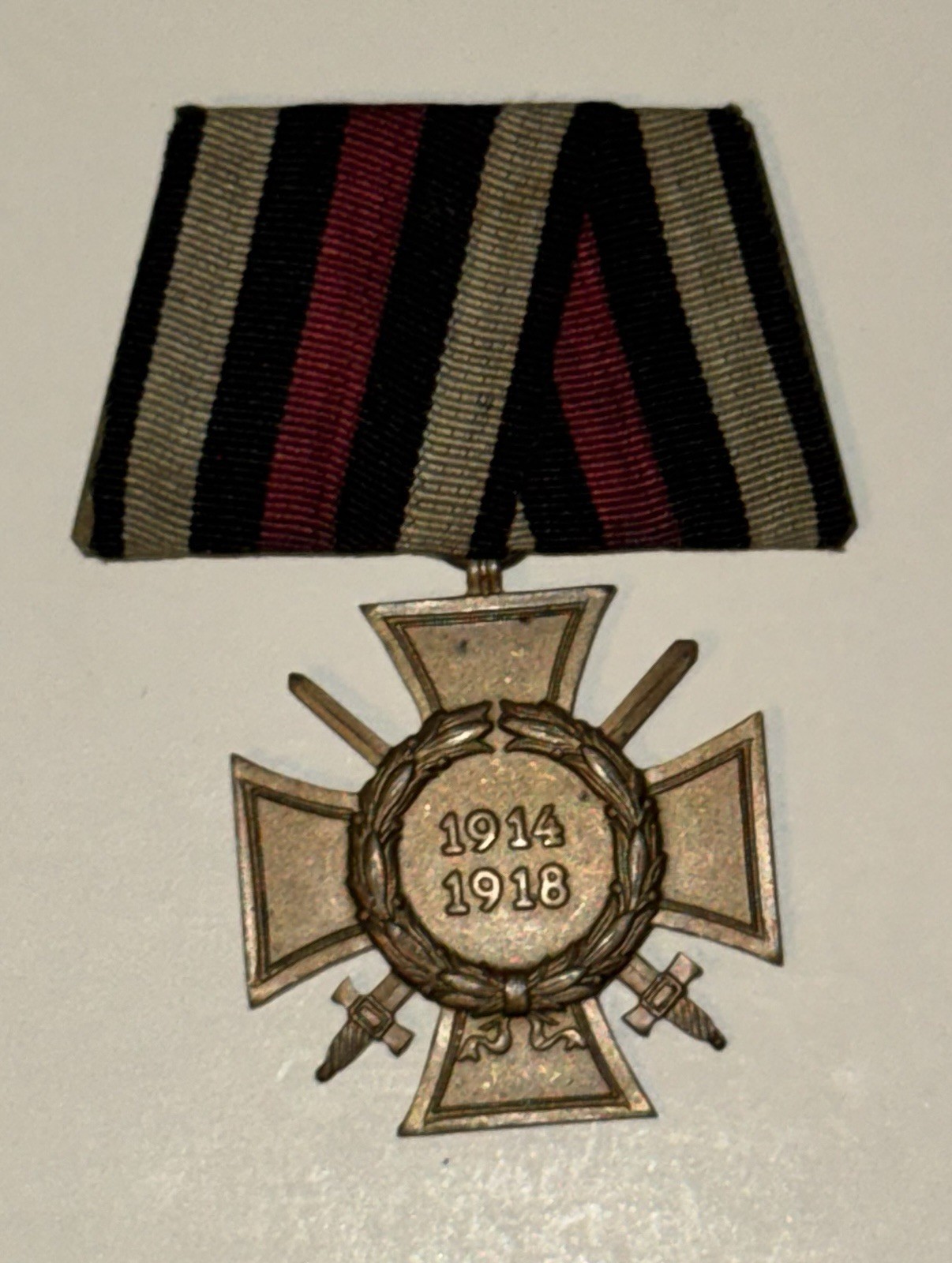 WW1 German Honour Cross of the World War 1 Hindenburg Cross parade uniform medal