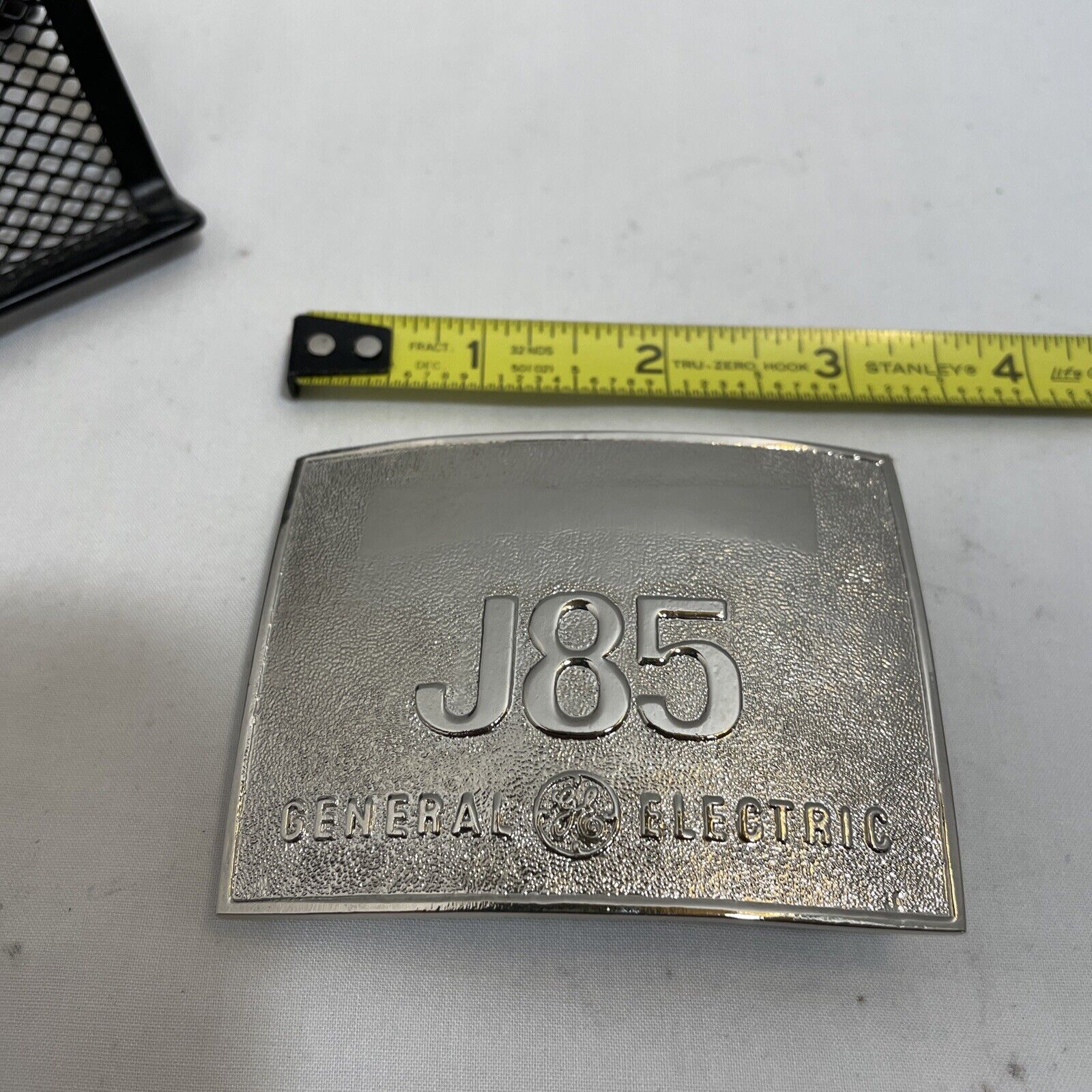 J85 General Electric Crome Belt Buckle