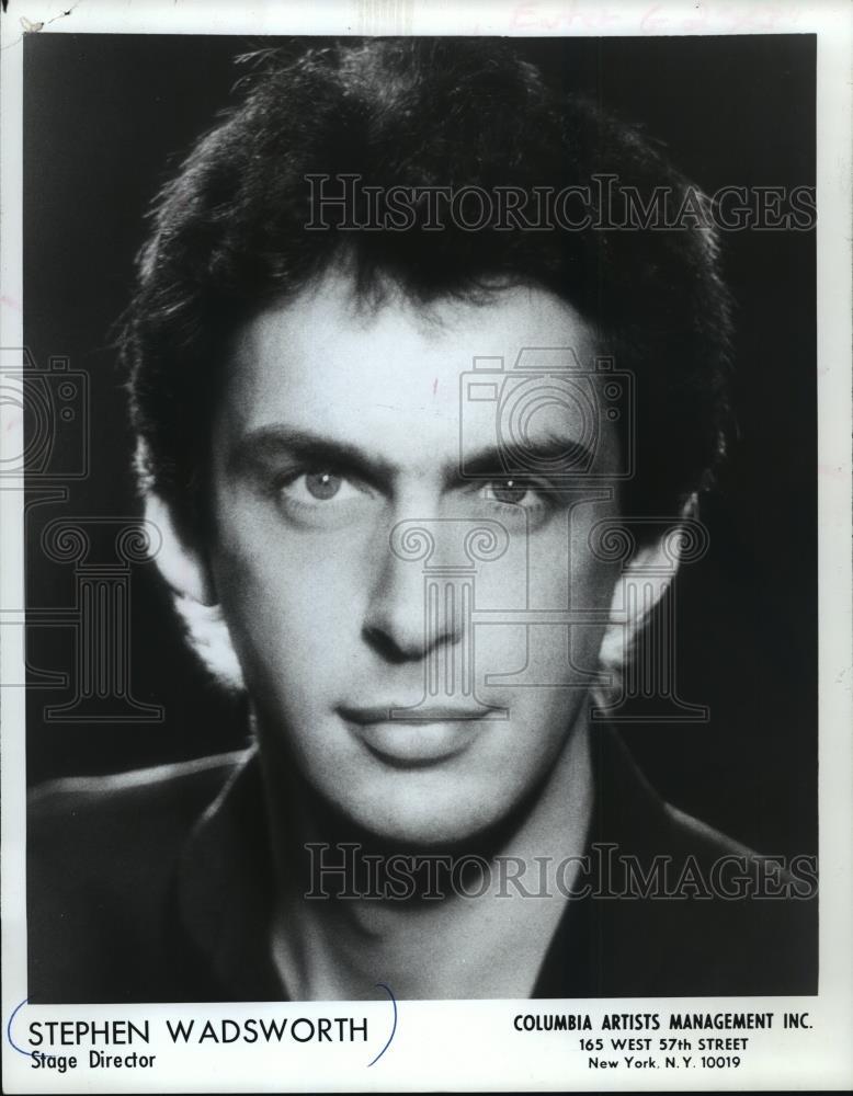 1988 Press Photo Director Stephen Wadsworth - mjp02565