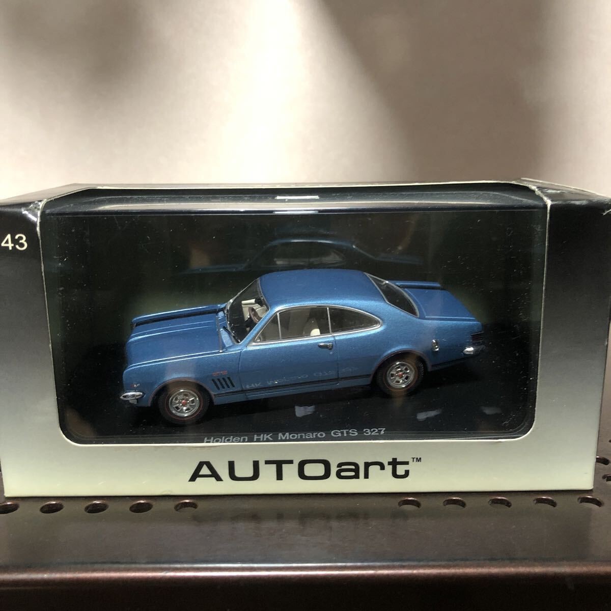 230 Autoart Holden Hk Monaro Gts 327 1/43 Mini Car Blue Metallic Model