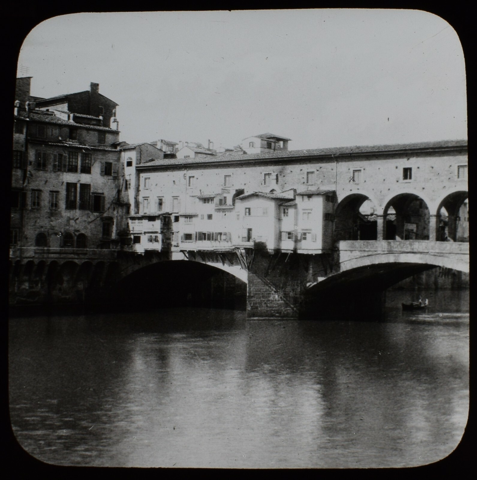 ANTIQUE Magic Lantern Slide THE PONTE VECCHIO FLORENCE C1900 PHOTO ITALY TUSCANY ANTIQUE Magic Lantern Slide THE PONTE VECCHIO FLORENCE C1900 PHOTO ITALY TUSCANY