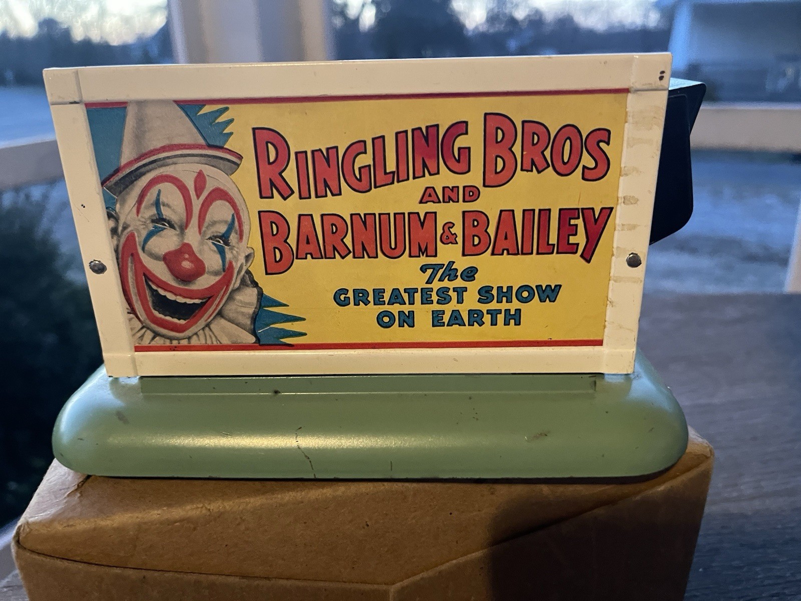 Ringling Bros. And Barnum & Bailey Whistling Billboard Toy Accessory Vintage