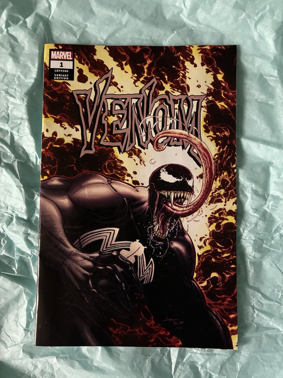 Marvel Venom 1 Joyce Chen Chin Fan Expo Exclusive To Megacon LGY#166 Variant