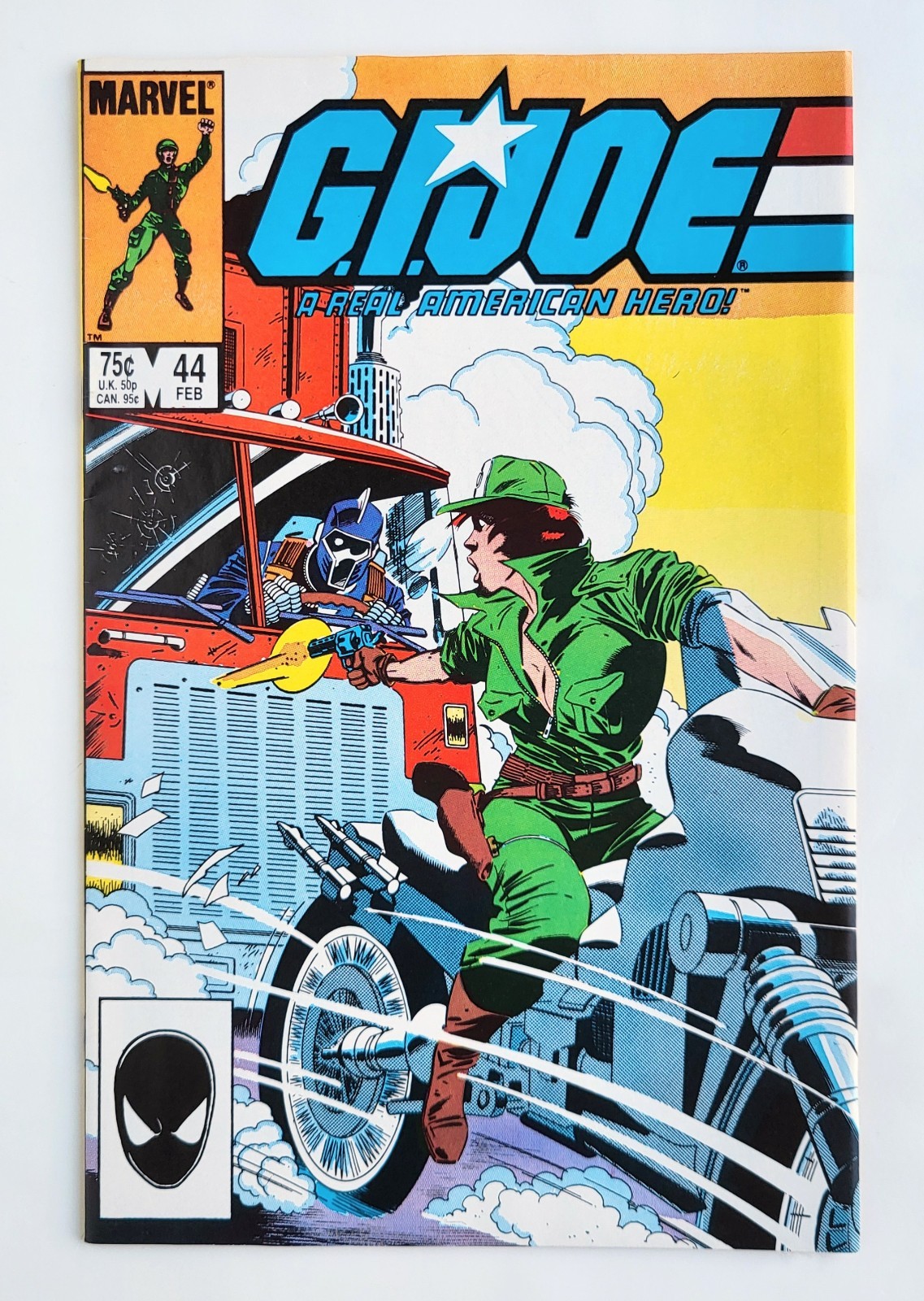 G.I. Joe Real American Hero #44 Marvel 1st App Dr. Mindbender Bazooka 1986 VF/NM