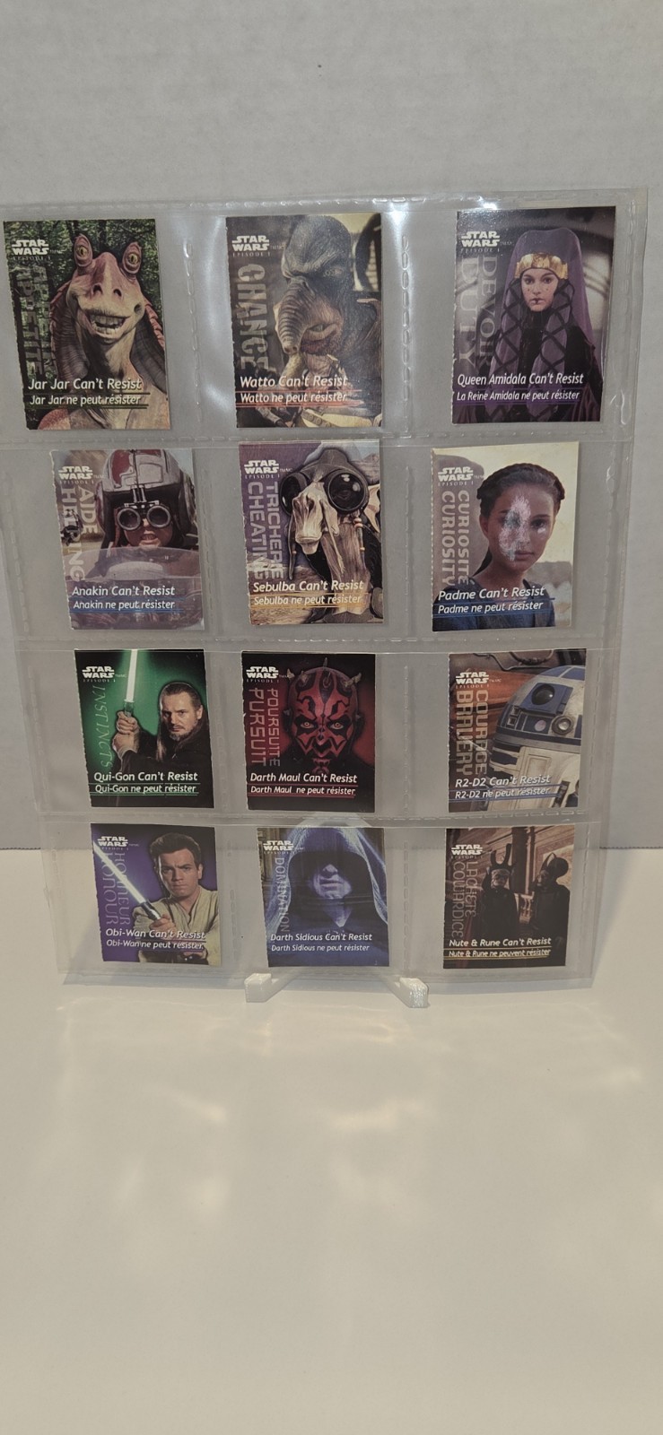 1999 Episode 1 Star Wars Frito Lays Cards Episode 1 Complete Set Nice