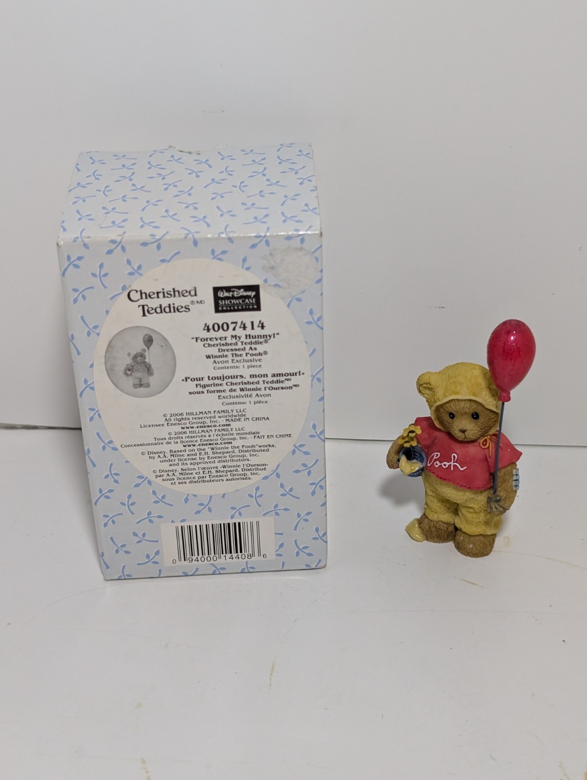 Cherished Teddies Figurine FOREVER MY HUNNY DISNEY POOH AVON Teddy Bear 4007414