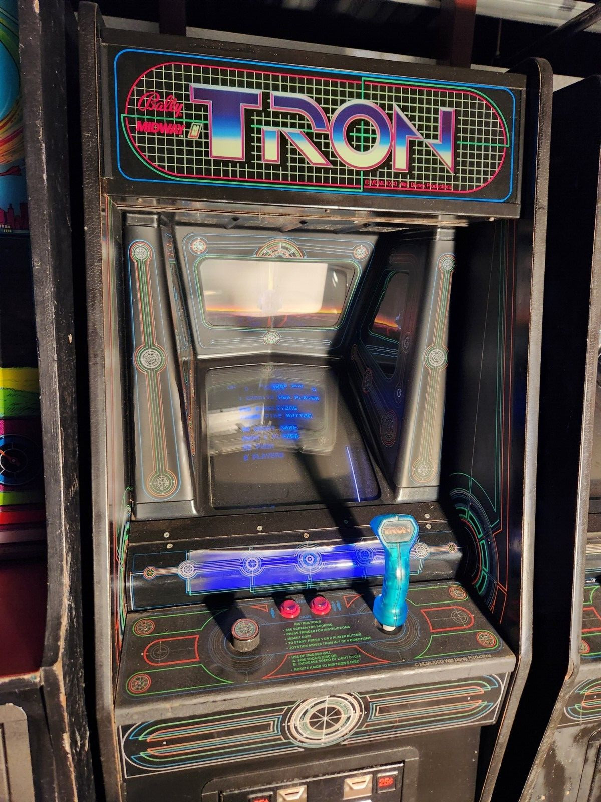 Super rare Original Midway TRON Arcade,  100% real 1982 Video Game, NOT 1 UP
