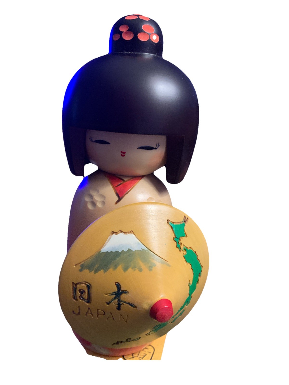 Japanese KOKESHI Wooden Doll 7.5