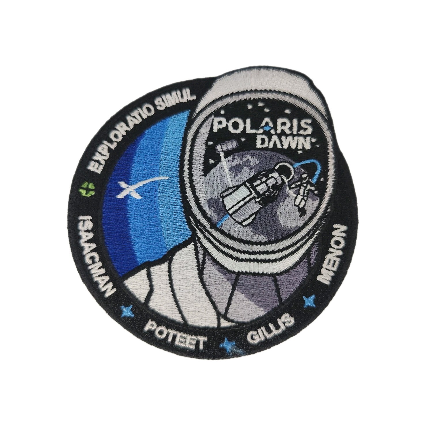 Authentic POLARIS DAWN -SPACEX FALCON-9-CREW DRAGON Mission EMPLOYEE PATCH