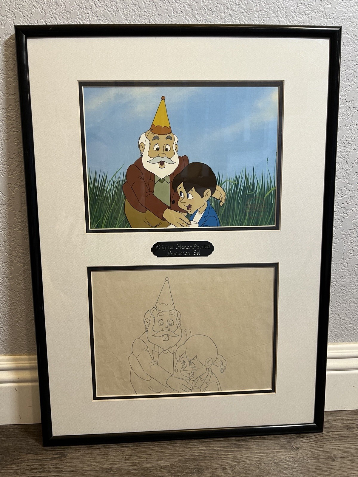 1987 Pinnochio And The Emperor Of The Night Cel With Original Filmation COA