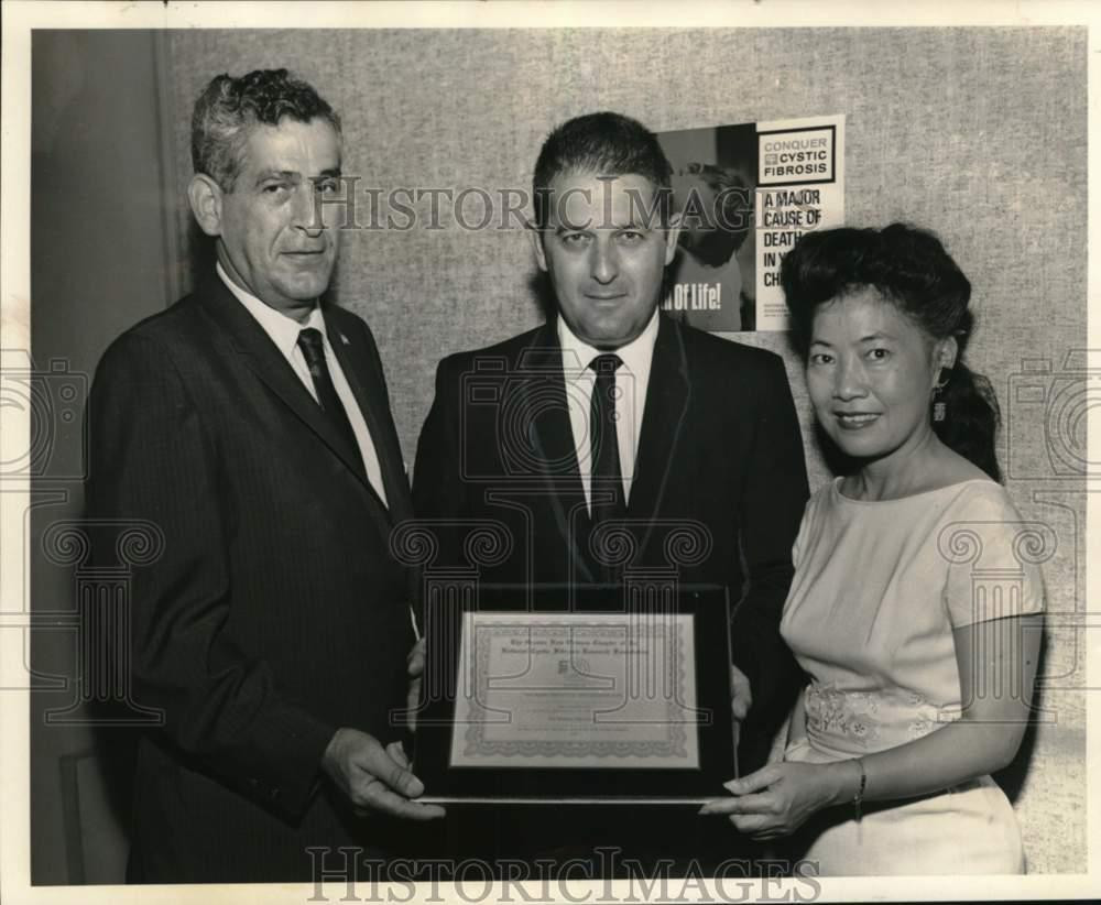 1968 Press Photo Boeing Employees honored by Cystic Fibrosis in New Orleans