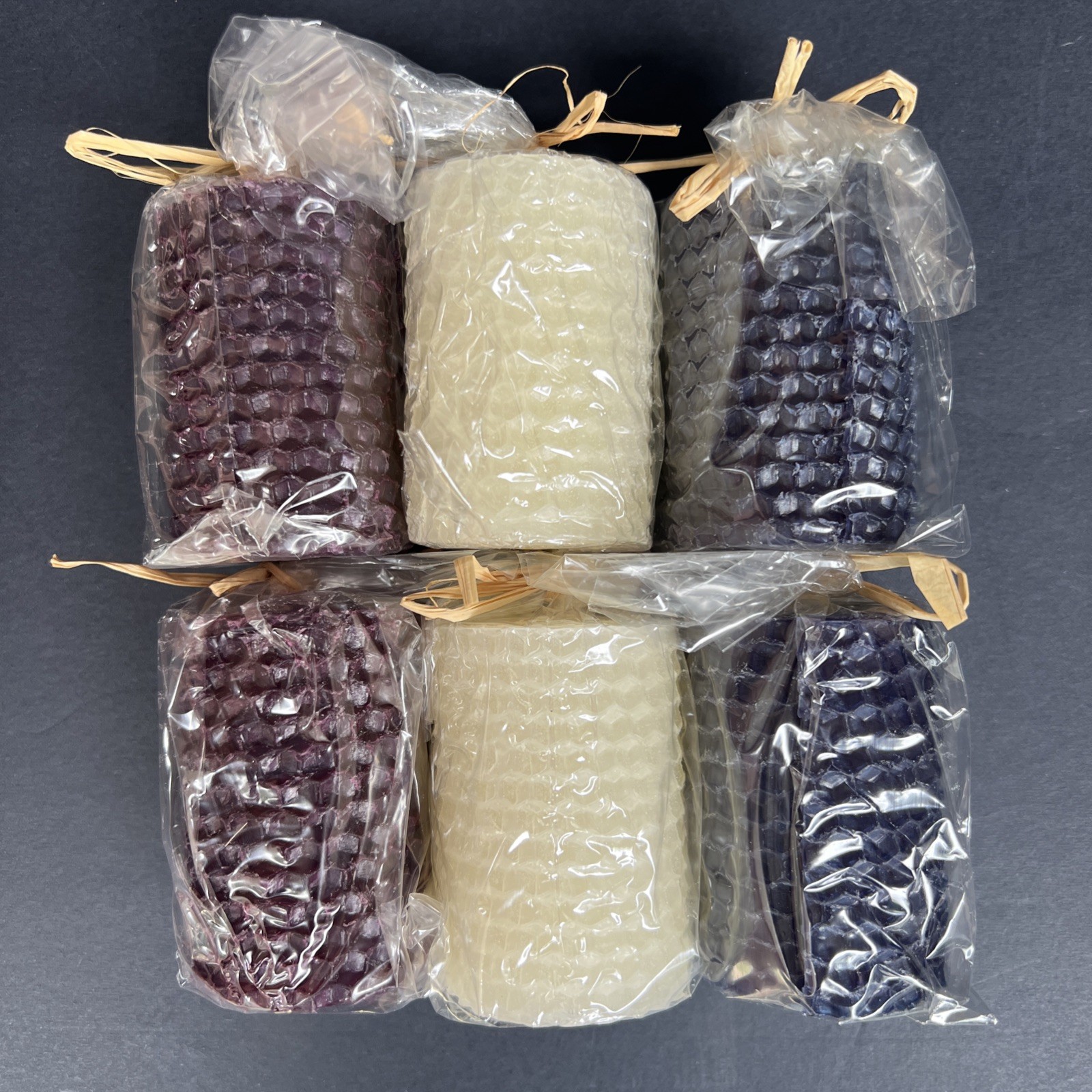 VTG Princess House Beeswax Votive Candle #101 Set of 6 New in Box w Paperwork