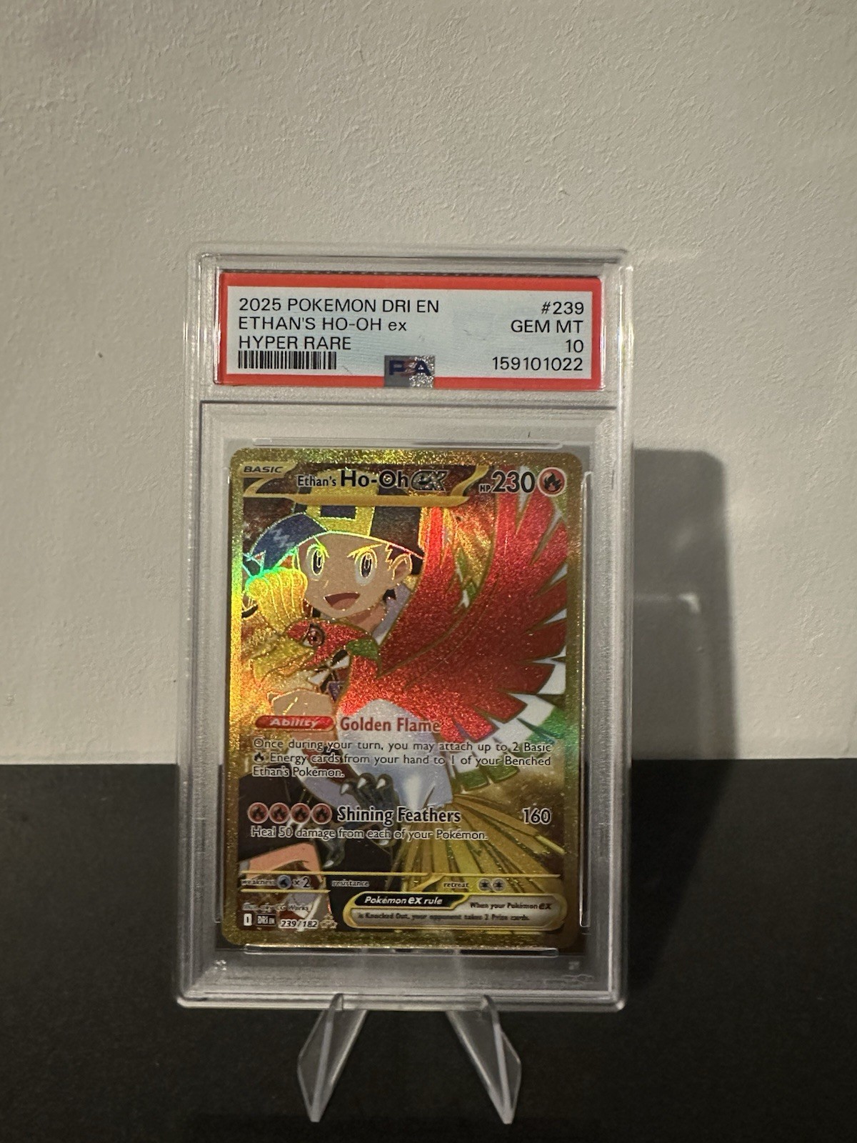 Pokémon TCG Ethan\'s Ho-Oh EX Hyper Rare Destined Rivals - PSA 10 Pokémon TCG Ethan\'s Ho-Oh EX Hyper Rare Destined Rivals - PSA 10