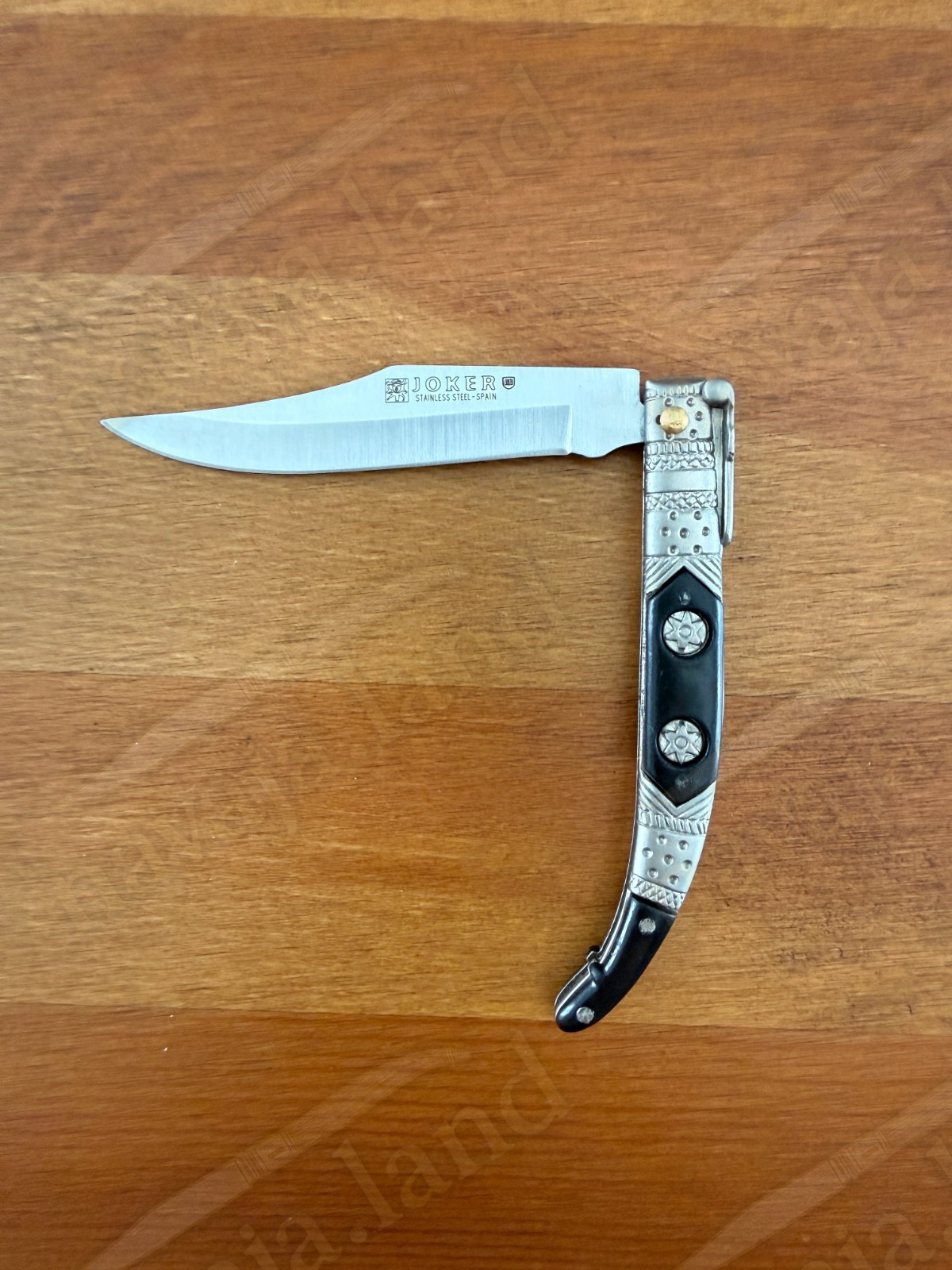 3.5” Albacete Navaja Joker Arabian Knife Zamak Handle Handmade Slipjoint Spain