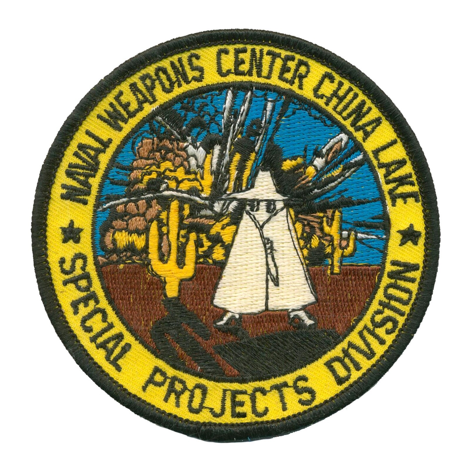 U.S. Navy Naval Weapons Center China Lake Special Projects Division Patch L377