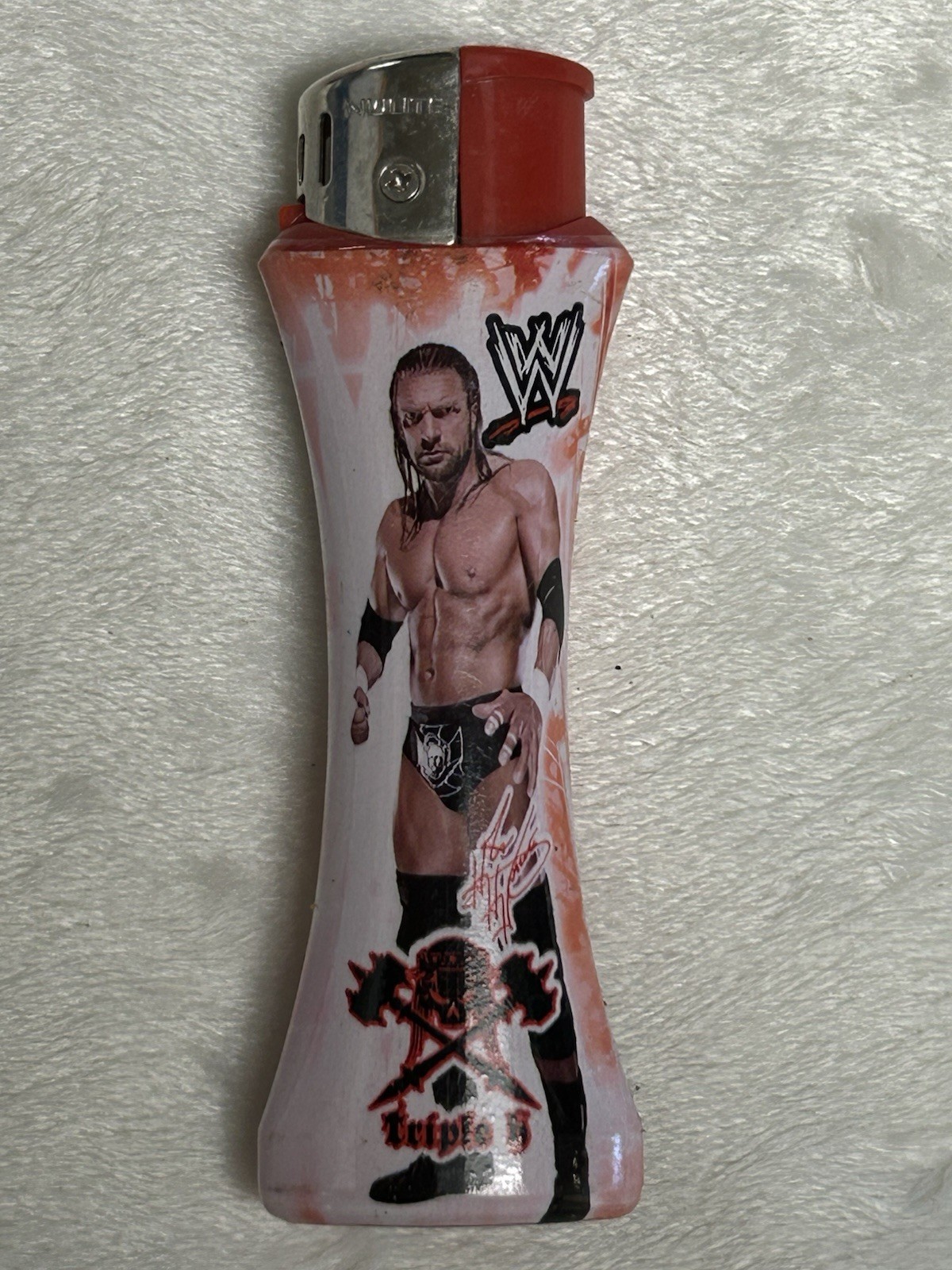 WWE Triple H Nulite Curve Refillable Pocket Lighter 3.5\