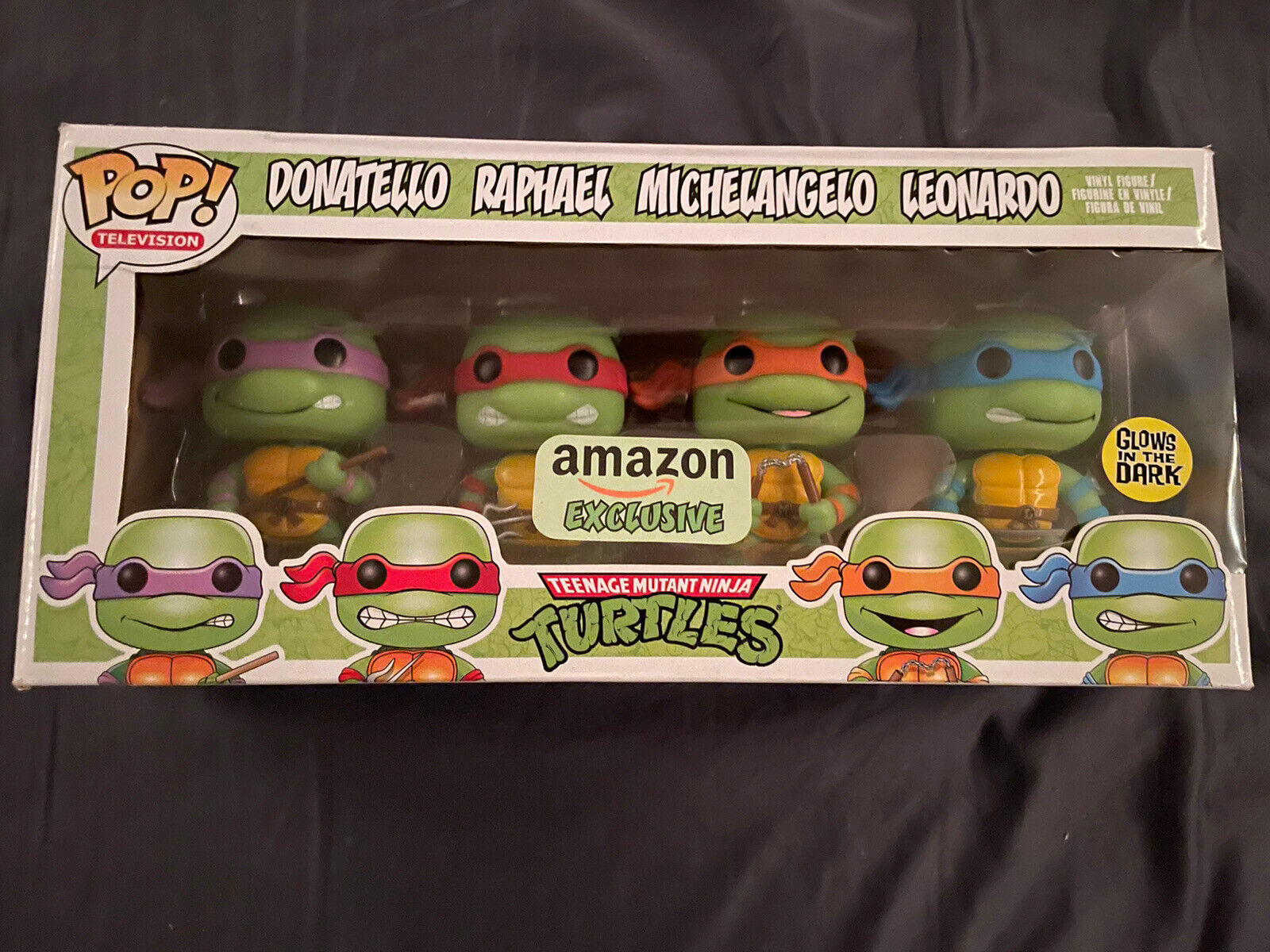Funko Teenage Mutant Ninja Turtles Amazon Exclusive Glow In The Dark 4-Pack