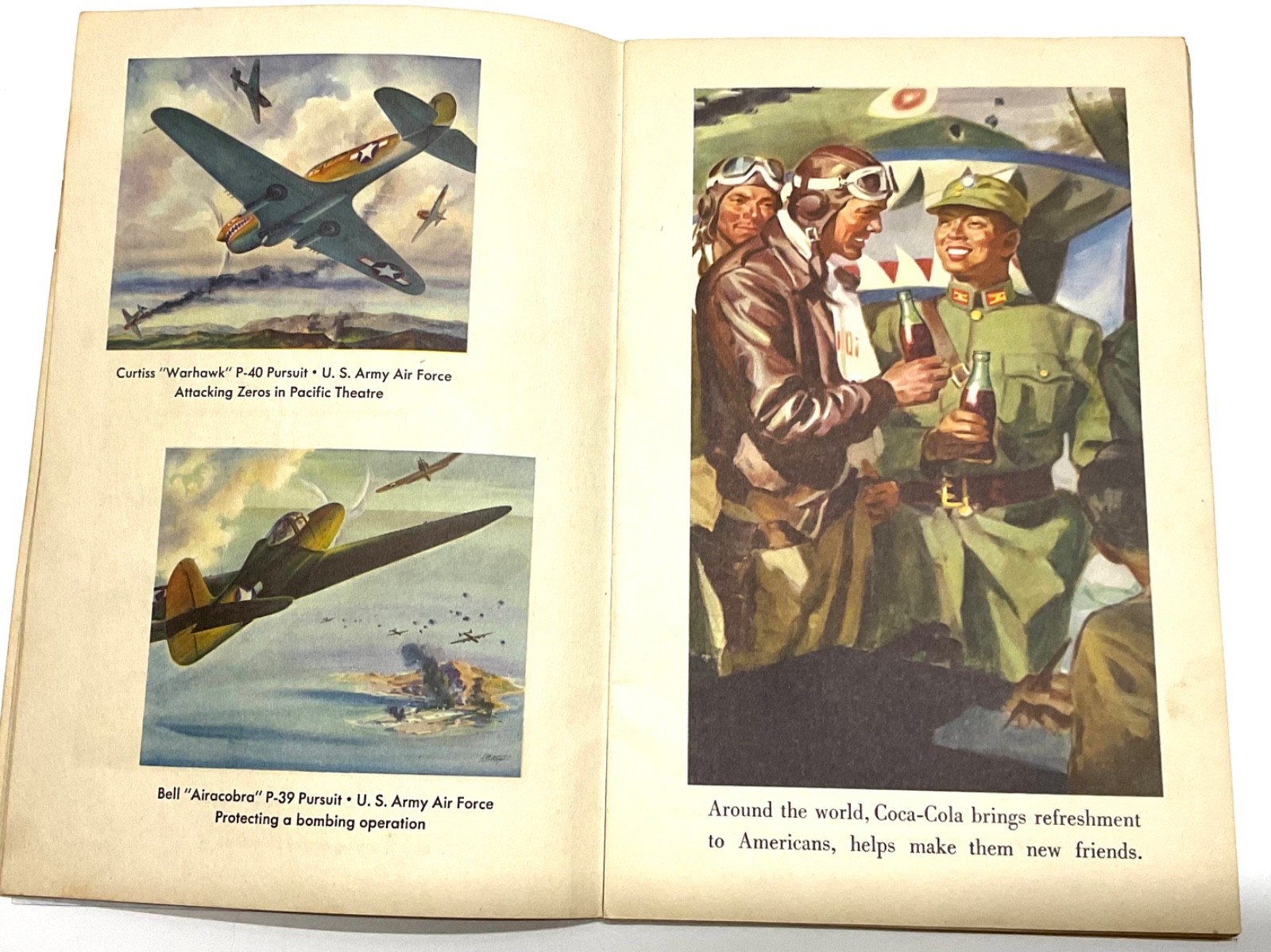WWII Know Your War Planes Book Copyright 1943 by Coca-Cola, Original