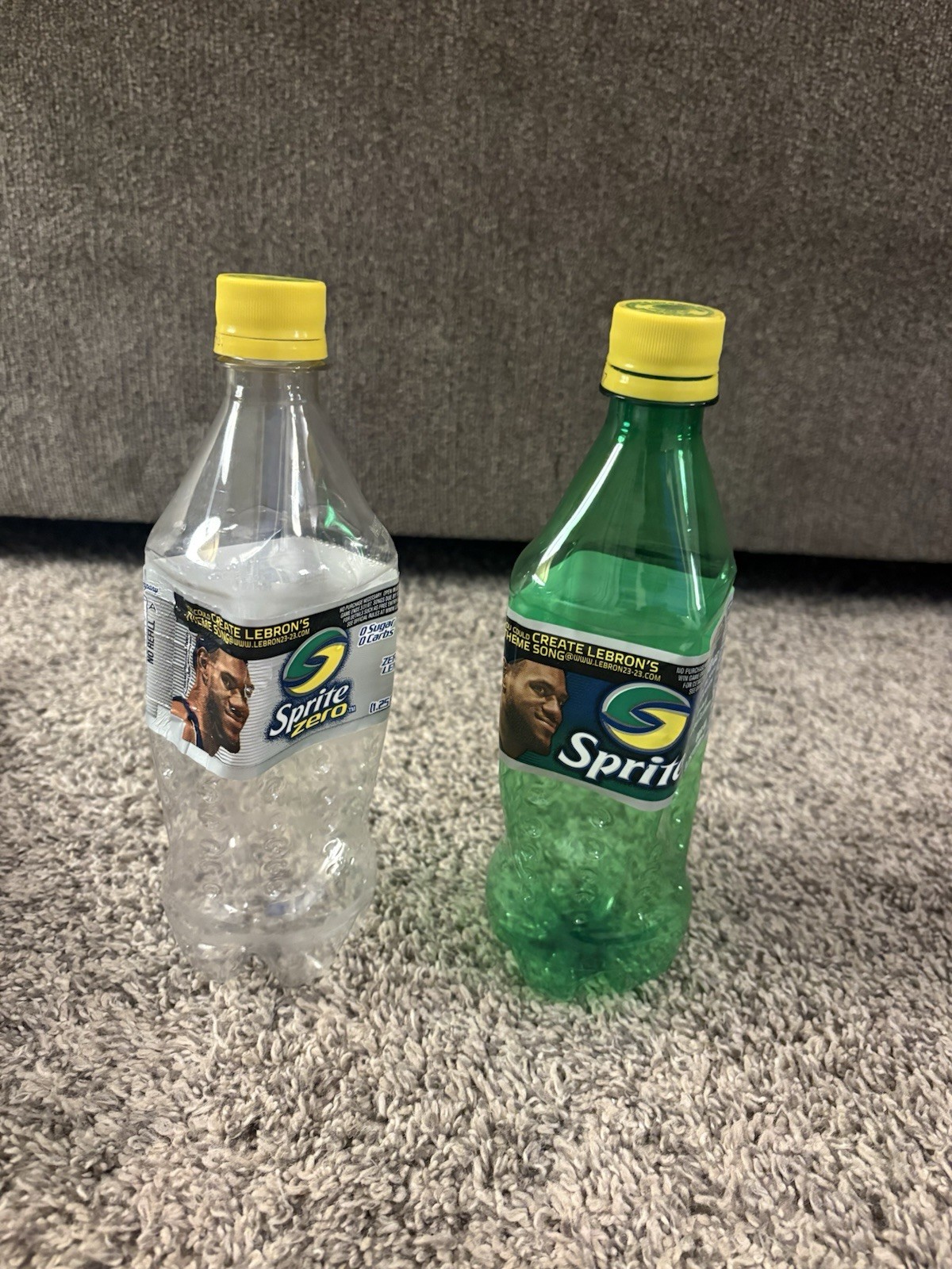 Sprite LeBron James 2006 & Sprite Zero Coca-Cola Limited Edition 20 Oz Bottle
