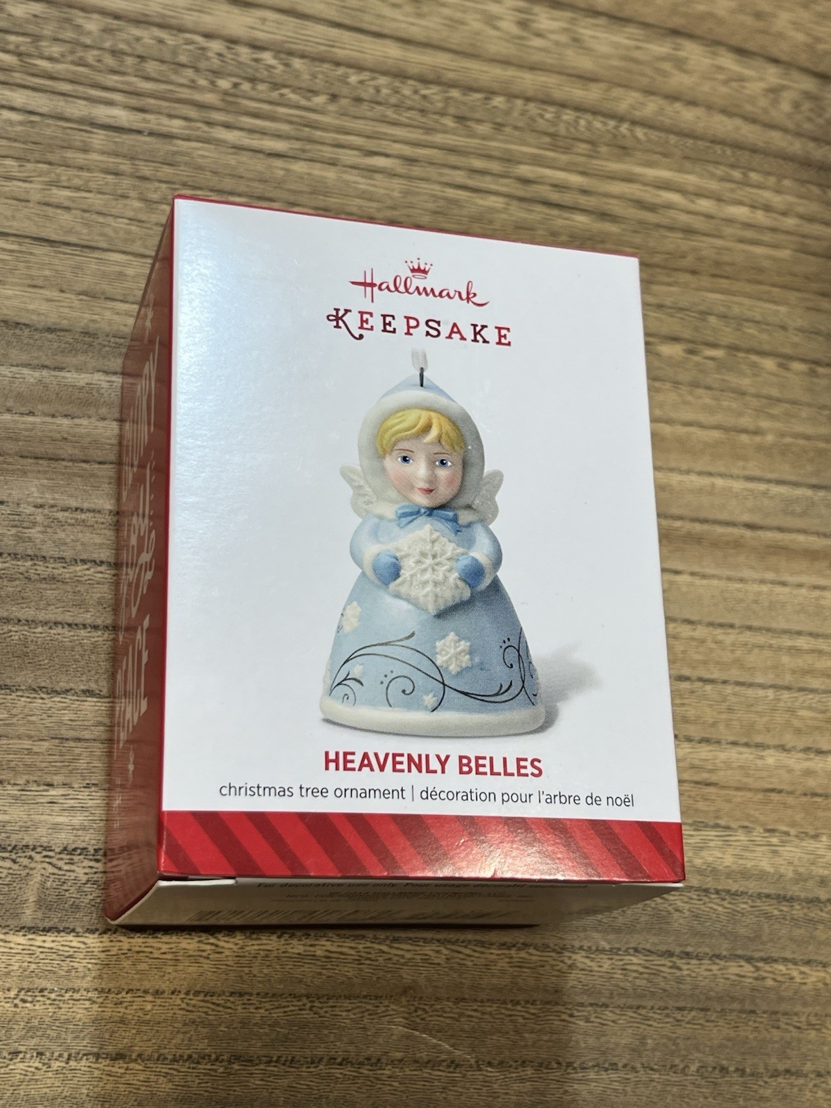 HALLMARK 2014 SERIES ORNAMENT #2~PORCELAIN ANGEL BELL~HEAVENLY BELLES HALLMARK 2014 SERIES ORNAMENT #2~PORCELAIN ANGEL BELL~HEAVENLY BELLES