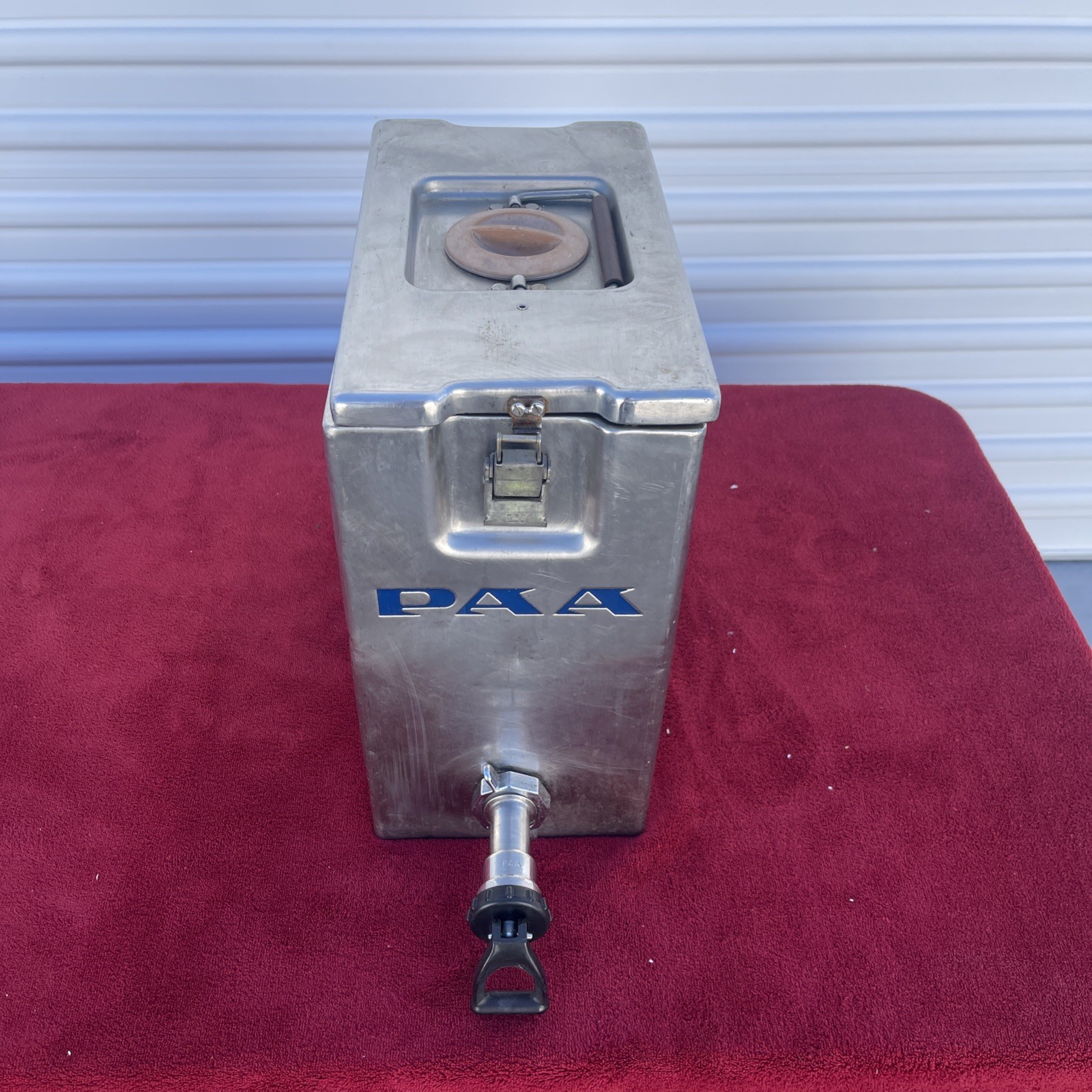 Pan Am PAA Mapco airliner coffee water heater / Beverage 1962 1960s airlines VTG