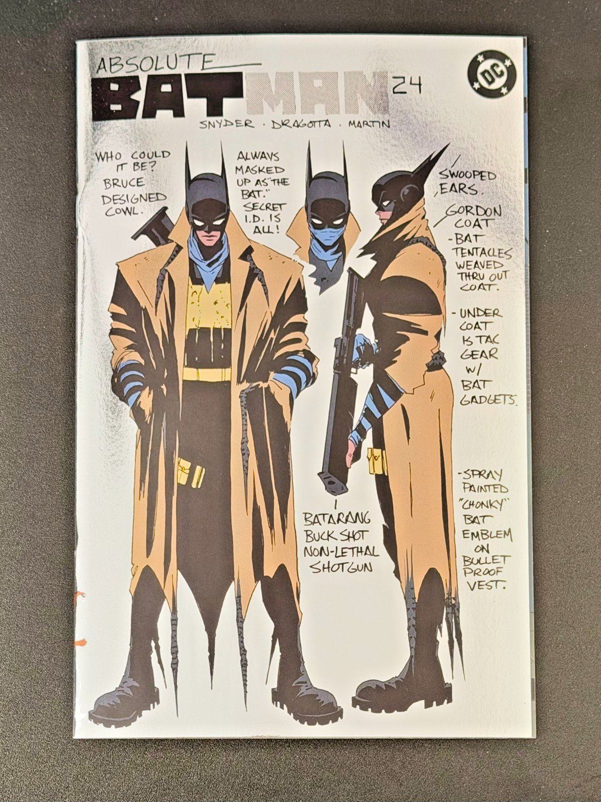 Absolute Batman #24 Dragotta Felix Comic Art Design Foil 1/1000 (DC 2026) NM