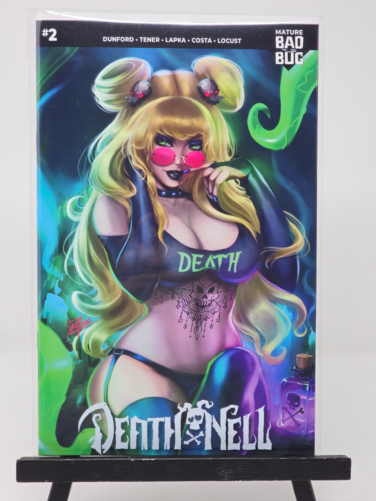 Death Nell #2 Cover C Variant by Dhaxina Dee (Bad Bug) Kickstarter
