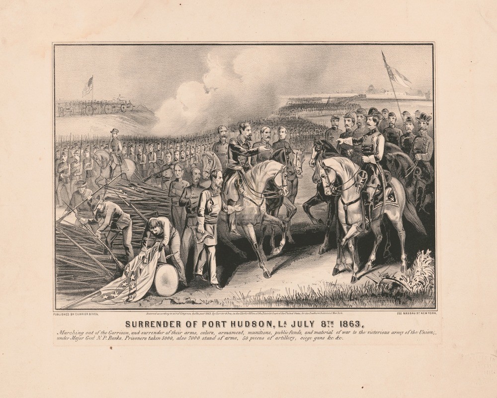 Surrender of Port Hudson La July 8th 1863 8x10 Print HT51341279